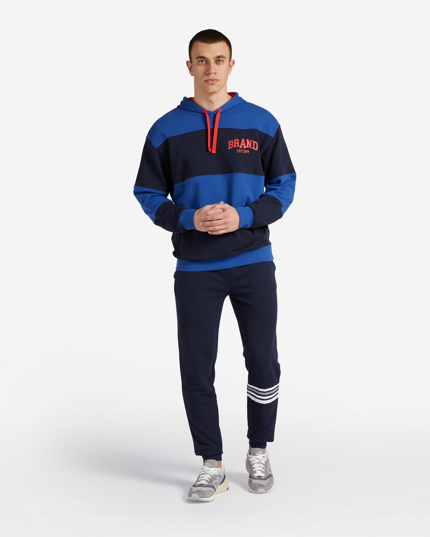 Felpa ADMIRAL STRIPES M - Blu - 1 | Cisalfa Sport
