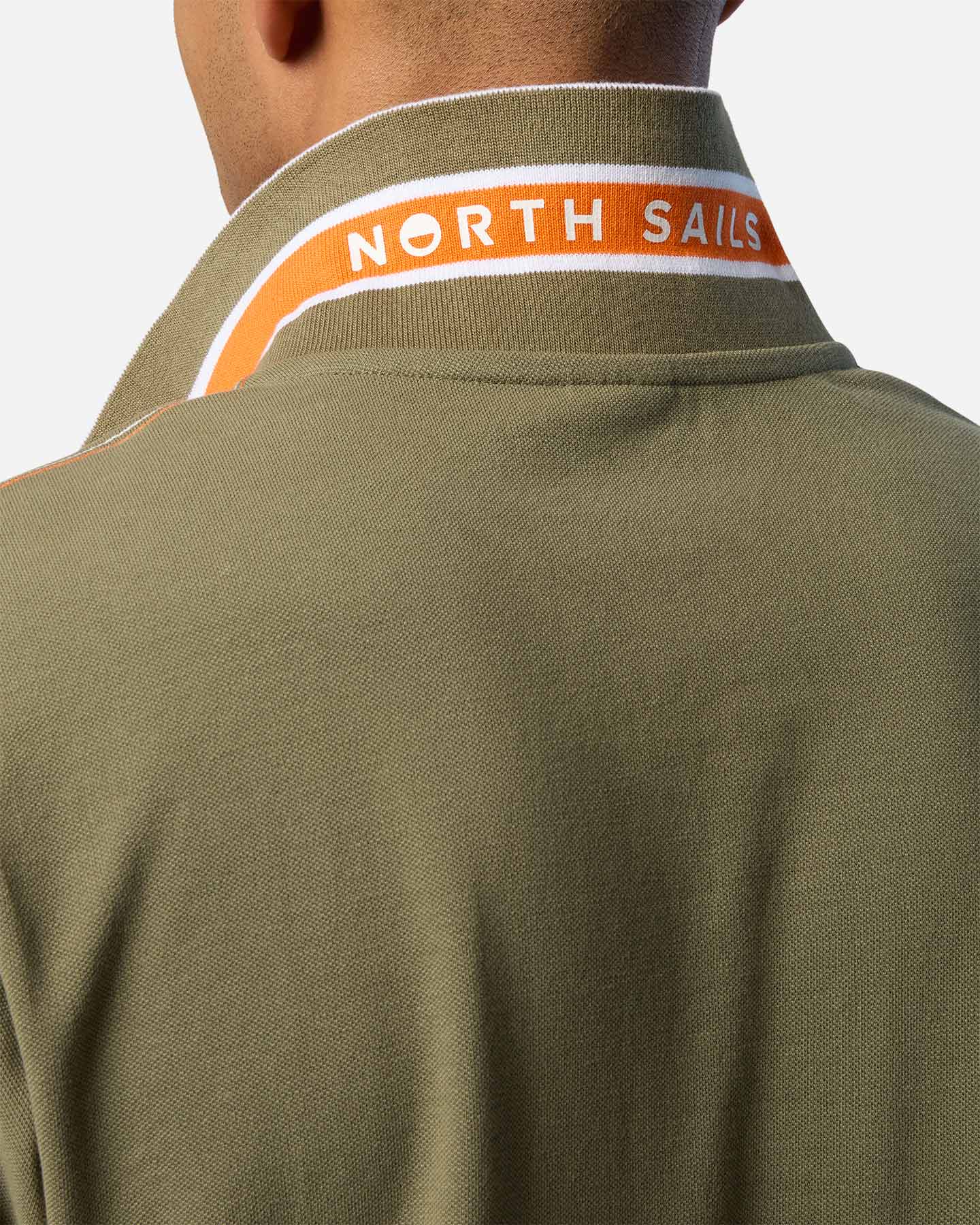 Polo NORTH SAILS PIQUET REGULAR STRIPE M - Verde - 5 | Cisalfa Sport
