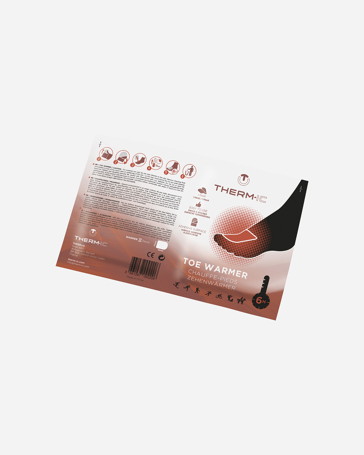Scaldino THERM-IC TOEWARMER - Bianco - 1 | Cisalfa Sport