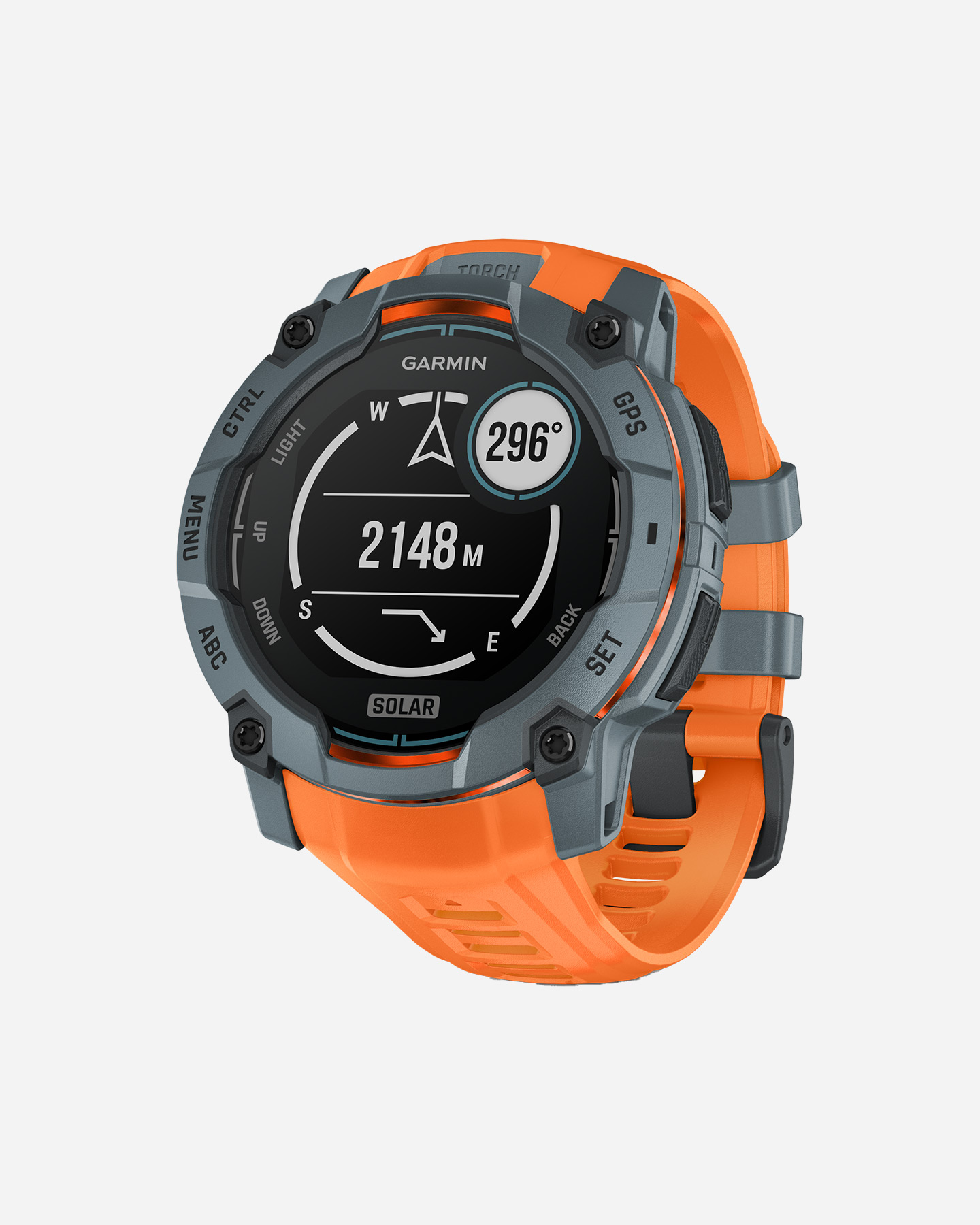 Orologio multifunzione GARMIN INSTINCT 3 50MM SOLAR - Arancione - 3 | Cisalfa Sport