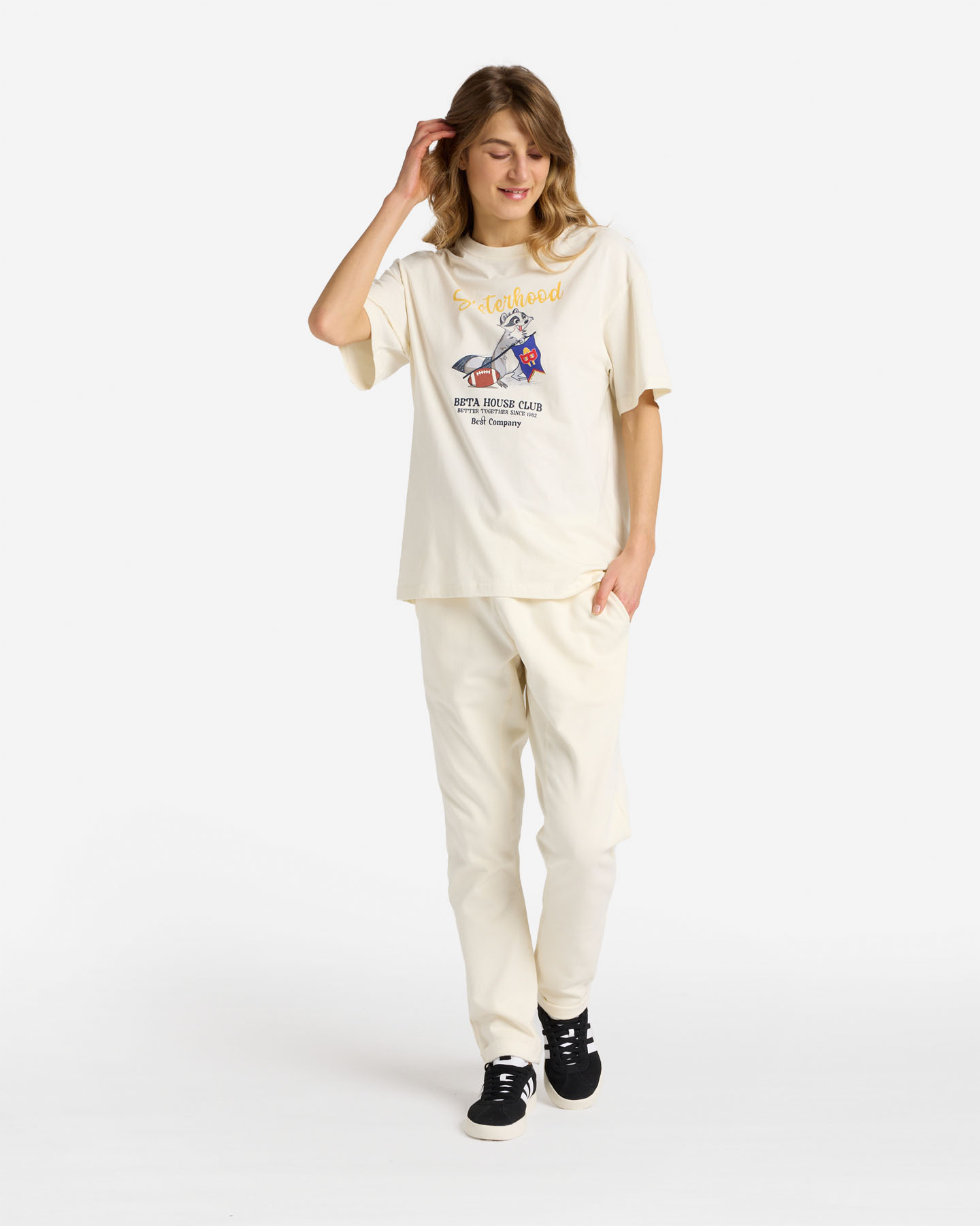 T-shirt BEST COMPANY SISTERHOOD W - Beige - 2 | Cisalfa Sport
