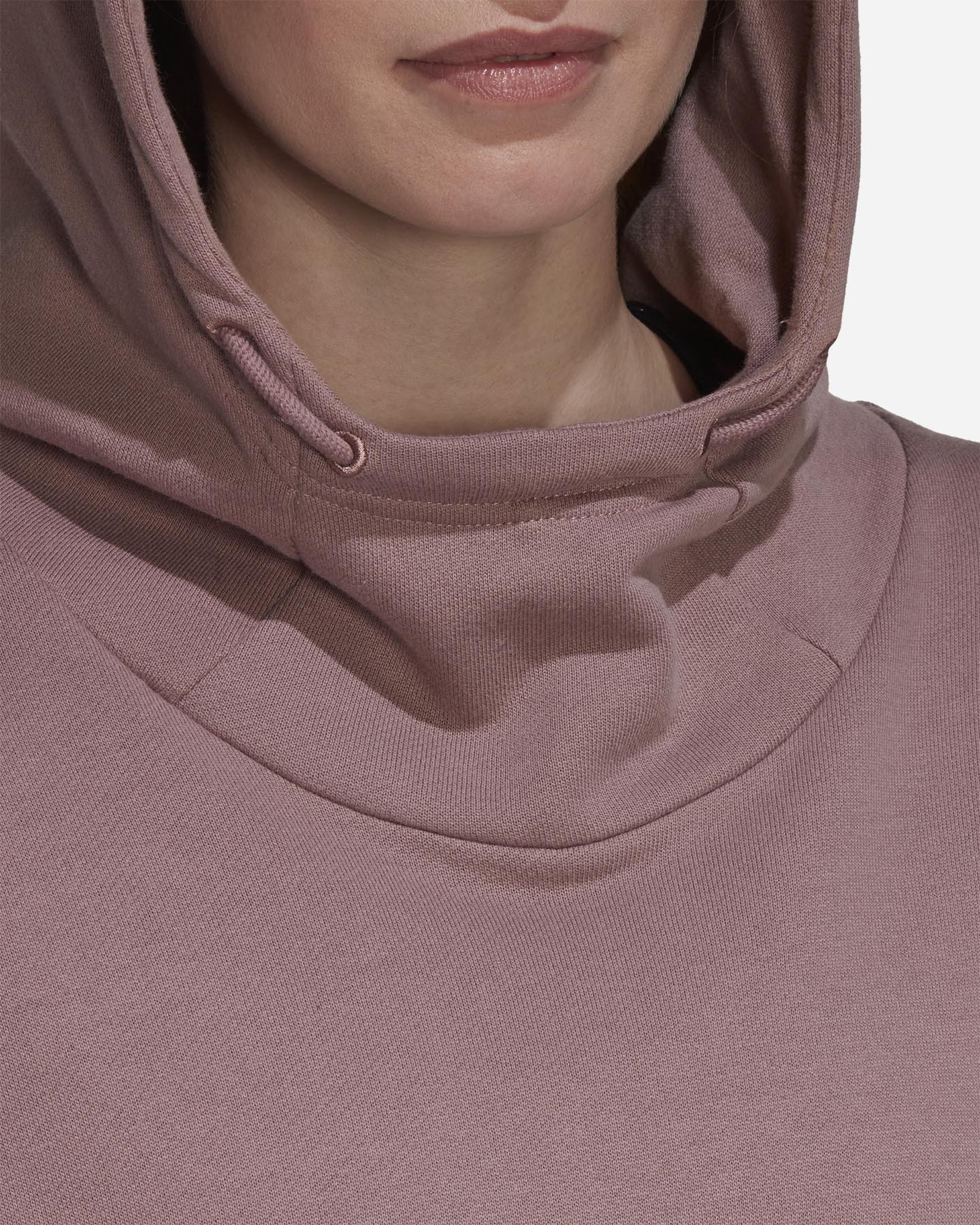 Felpa ADIDAS STUDIO LOUNGE CROPPED W - Viola - 5 | Cisalfa Sport