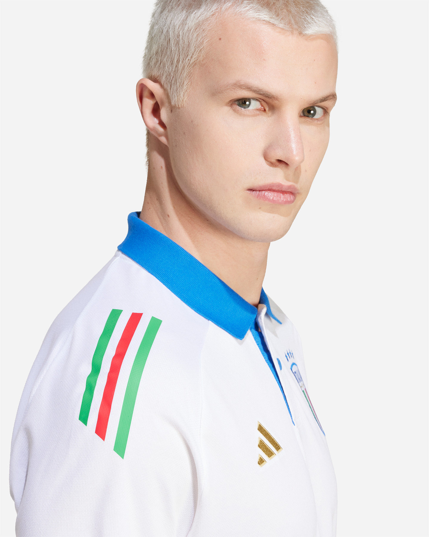 Abbigliamento calcio ufficiale ADIDAS ITALIA FIGC M - Bianco - 5 | Cisalfa Sport