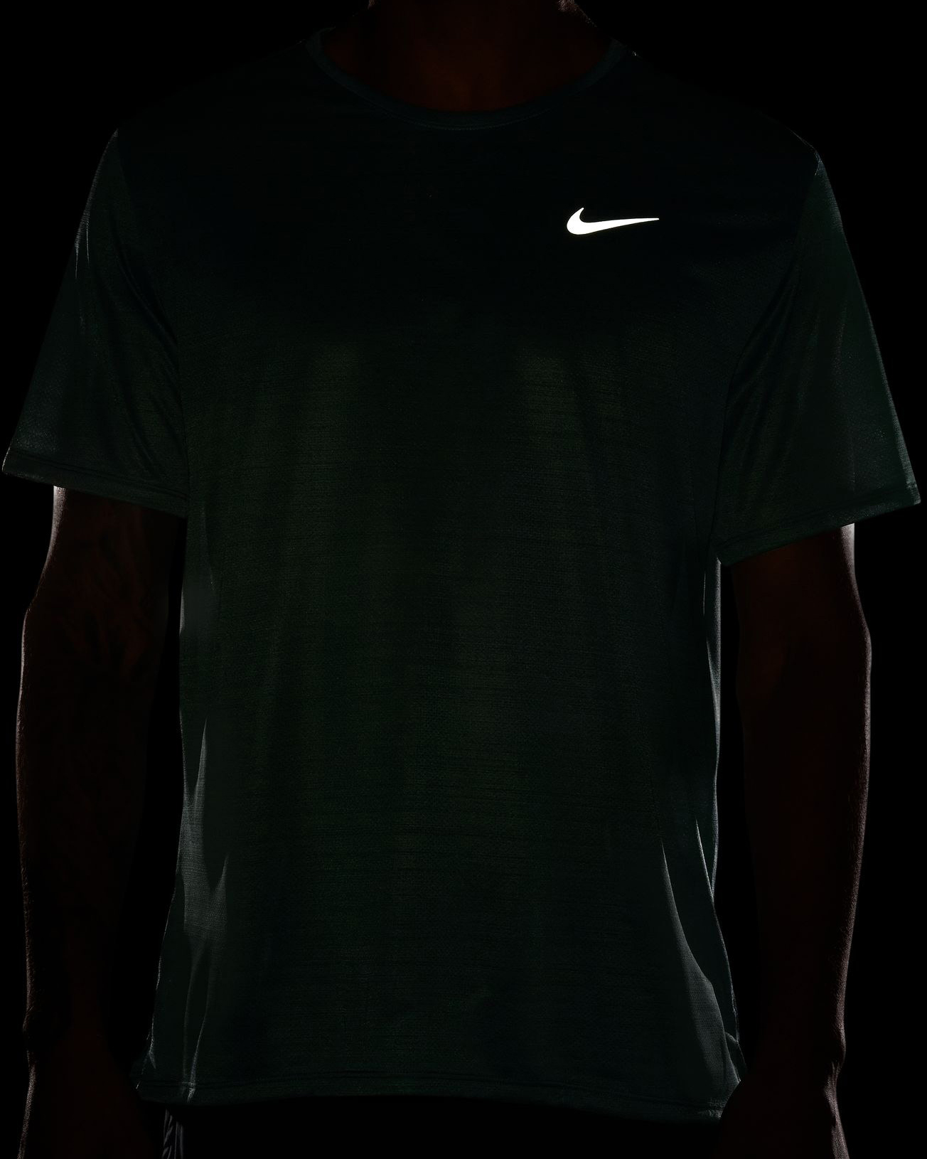 T-shirt running NIKE DRI FIT MILER M - 4 | Cisalfa Sport