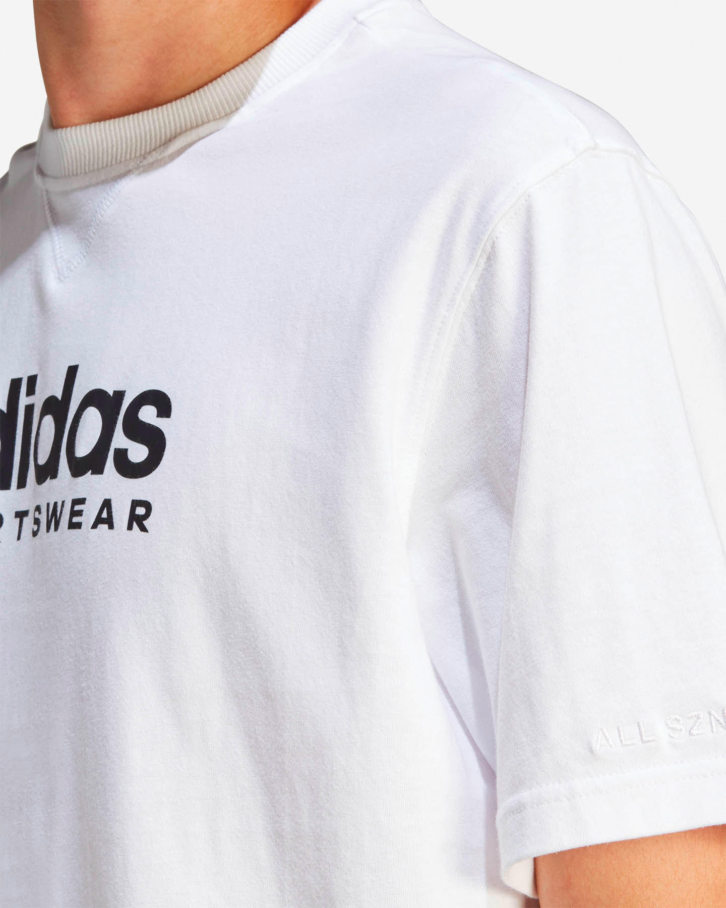T-shirt ADIDAS ALL SZN GRAPHIC LOGO M - Bianco - 4 | Cisalfa Sport