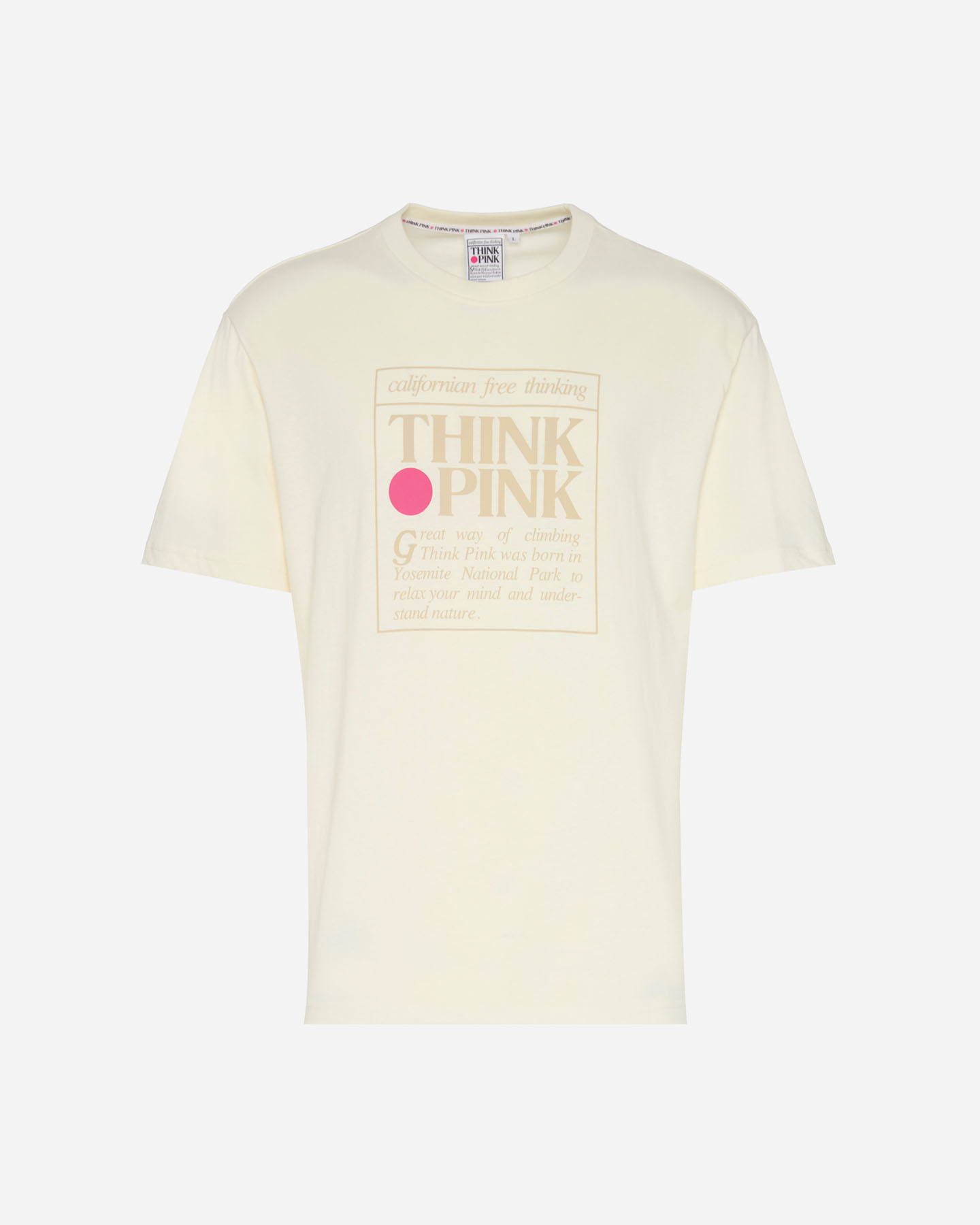 T-shirt THINK PINK BIG LOGO M - Bianco - 0 | Cisalfa Sport