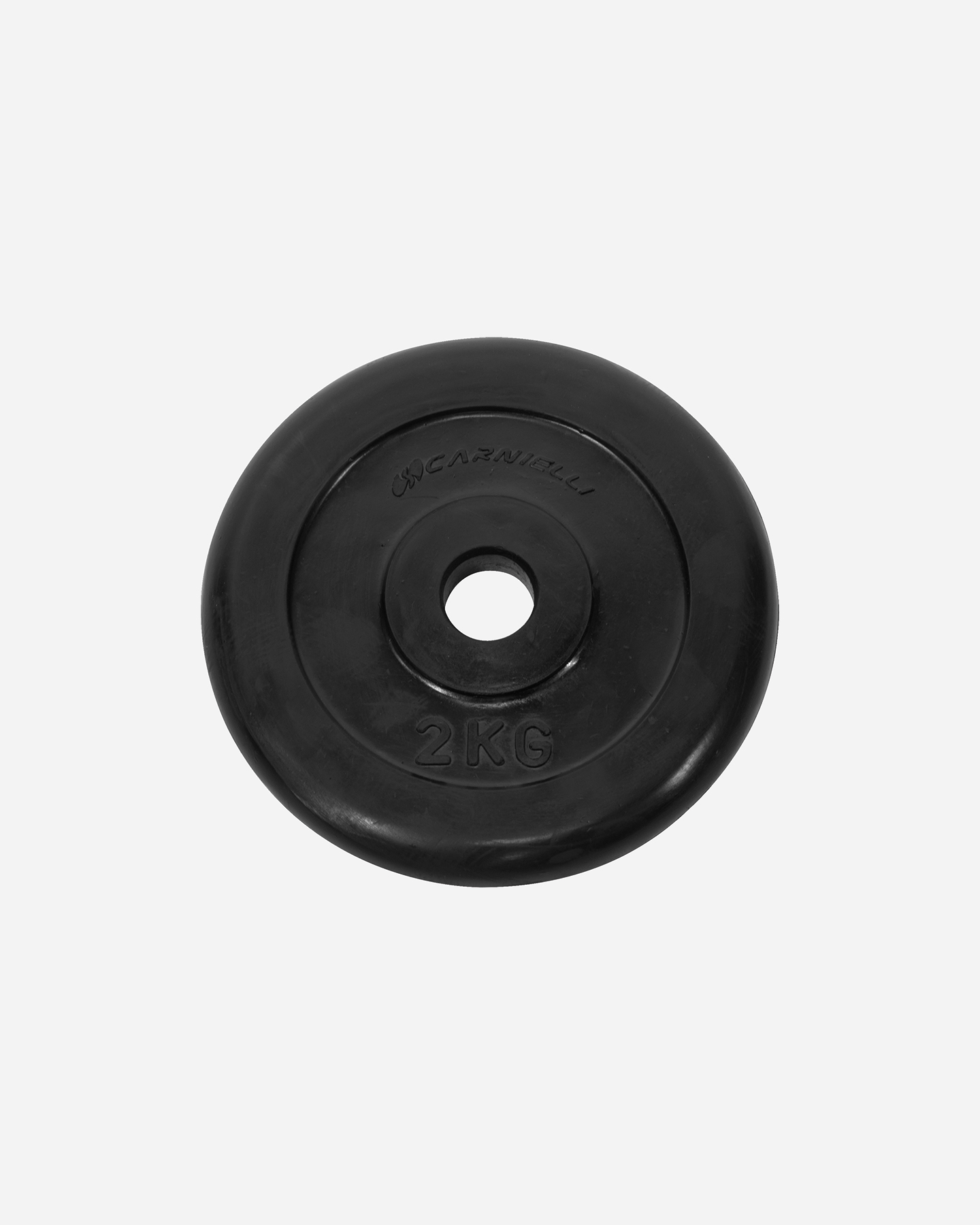 Disco ghisa CARNIELLI DISCO GOMMATO 2 KG - Nero - 0 | Cisalfa Sport