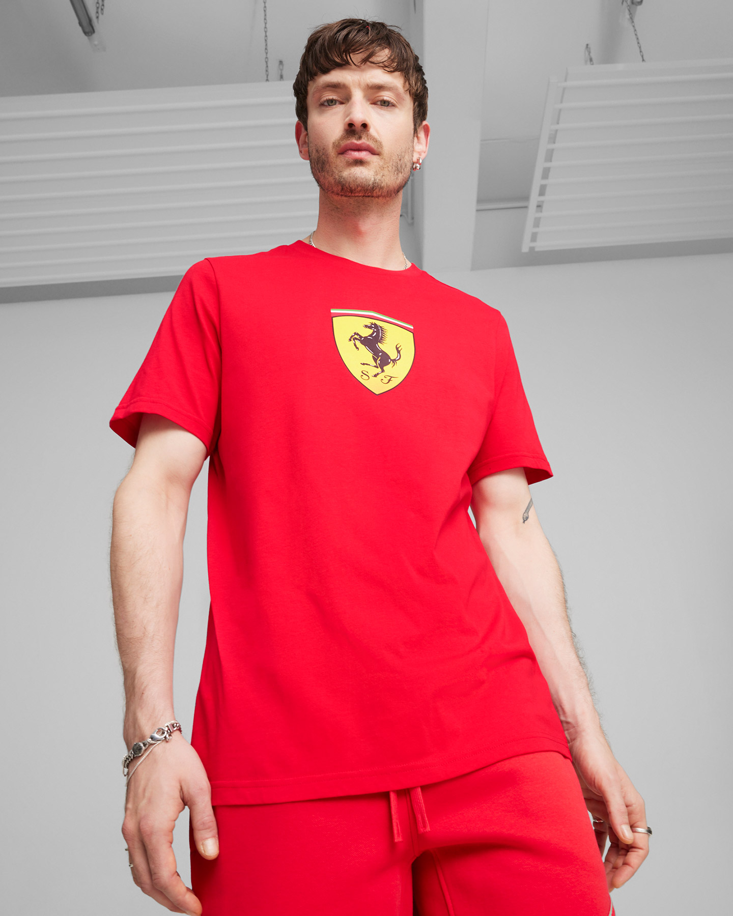 Fanwear PUMA FERRARI RACE BIG SHIELD M - Rosso - 2 | Cisalfa Sport
