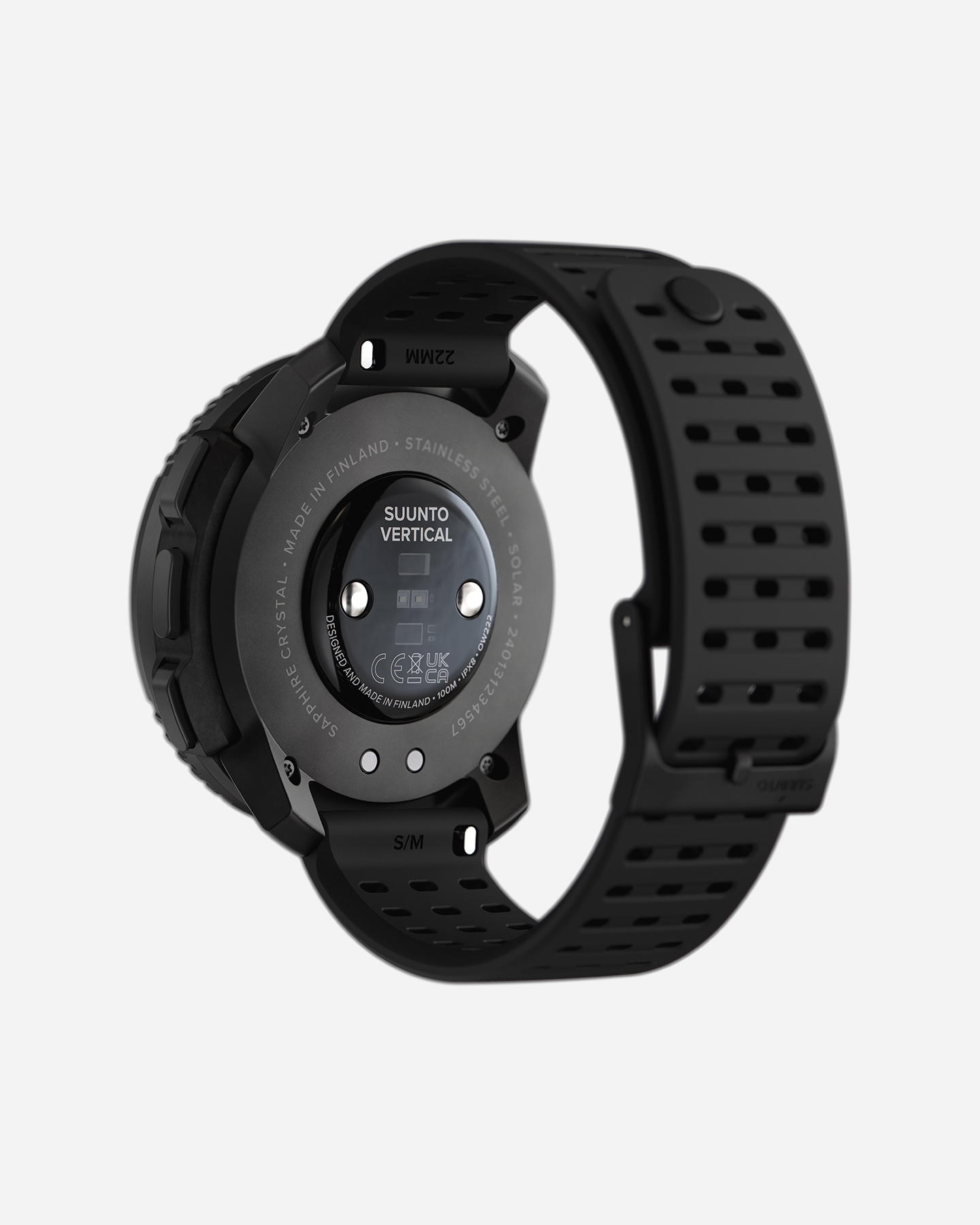 Orologio multifunzione SUUNTO VERTICAL SOLAR ALL BLACK - Nero - 3 | Cisalfa Sport
