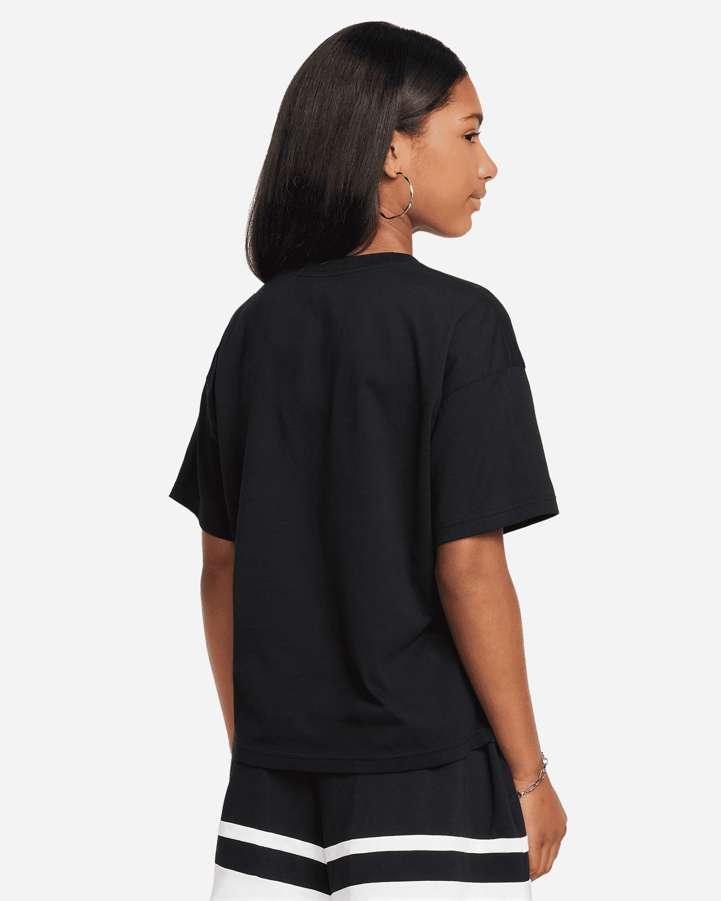 T-shirt NIKE BOXY VARSITY JR - Nero - 1 | Cisalfa Sport