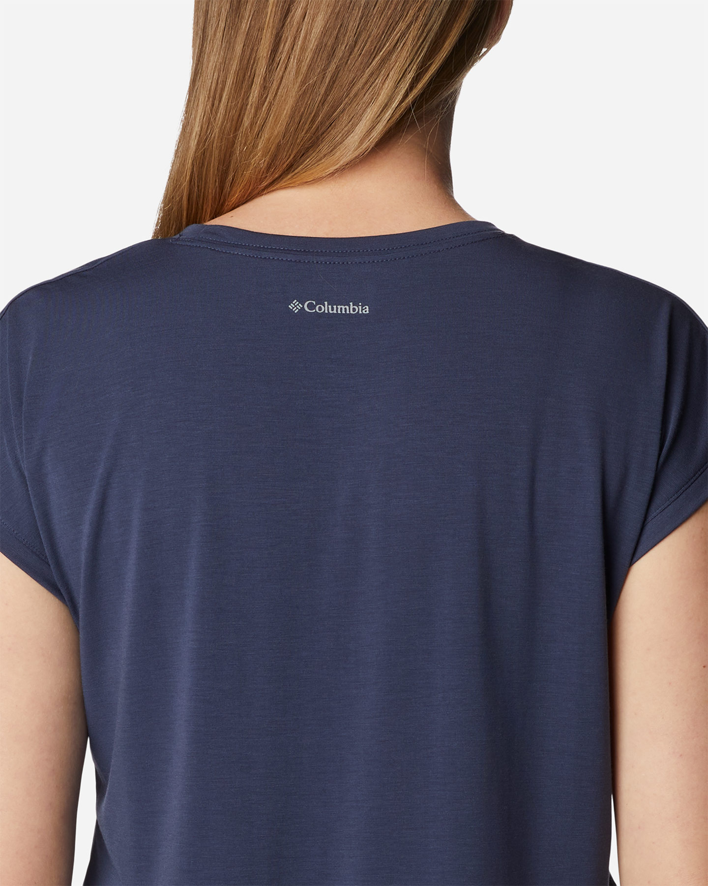 T-shirt COLUMBIA BOUNDLESS TREK W - Blu Navy - 4 | Cisalfa Sport