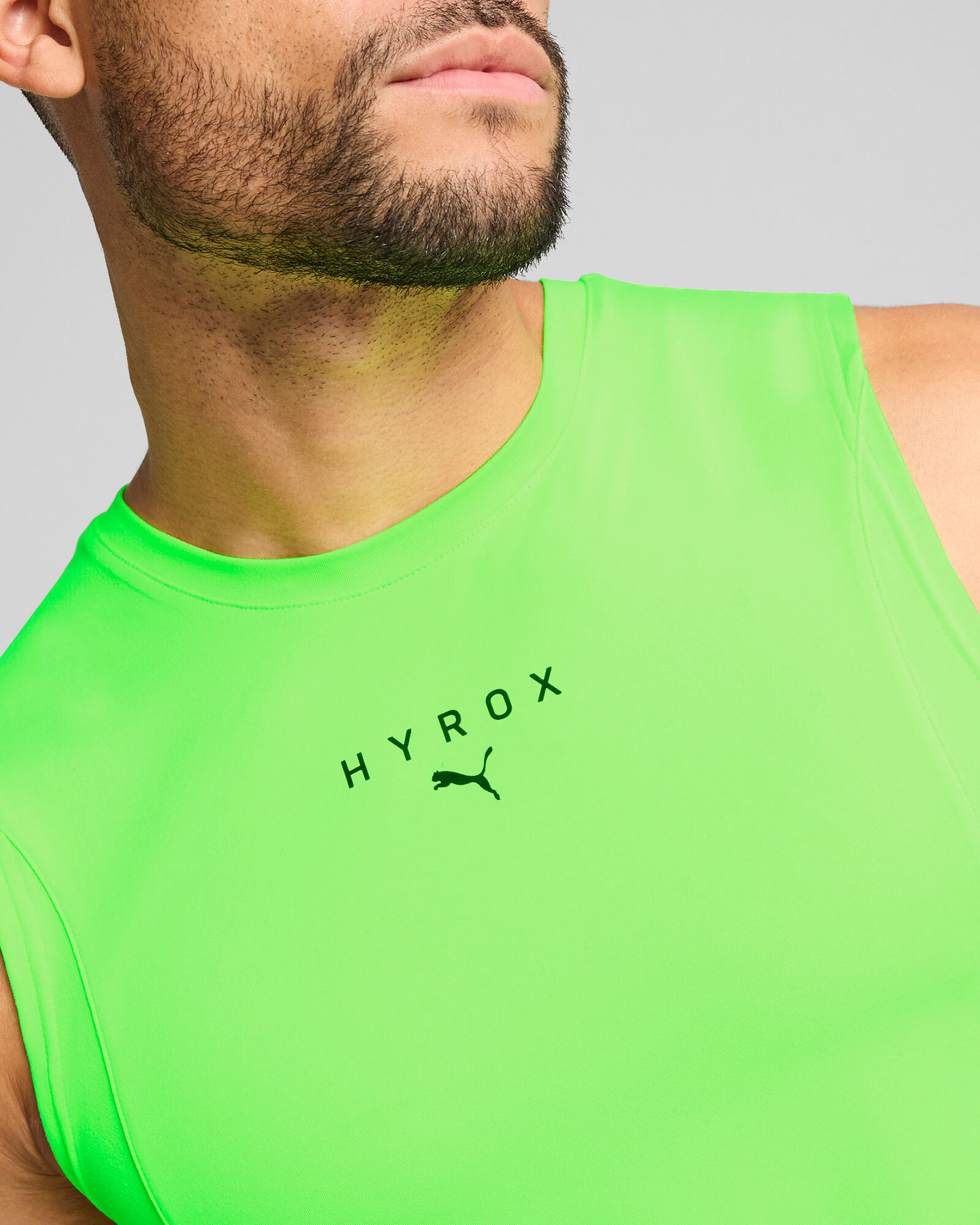 Canotta training PUMA CLOUDSPUN HYROX M - Verde - 3 | Cisalfa Sport