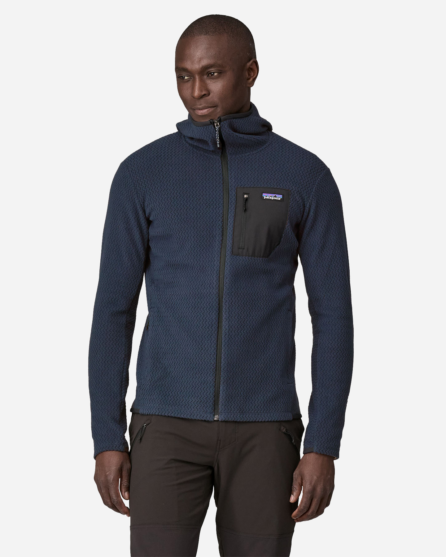 Pile PATAGONIA R1 AIR M - Blu Navy - 1 | Cisalfa Sport