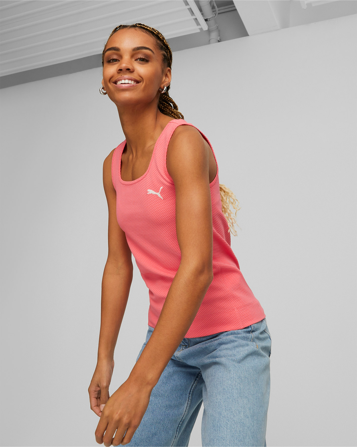 Canotta PUMA HER W - Rosa - 2 | Cisalfa Sport