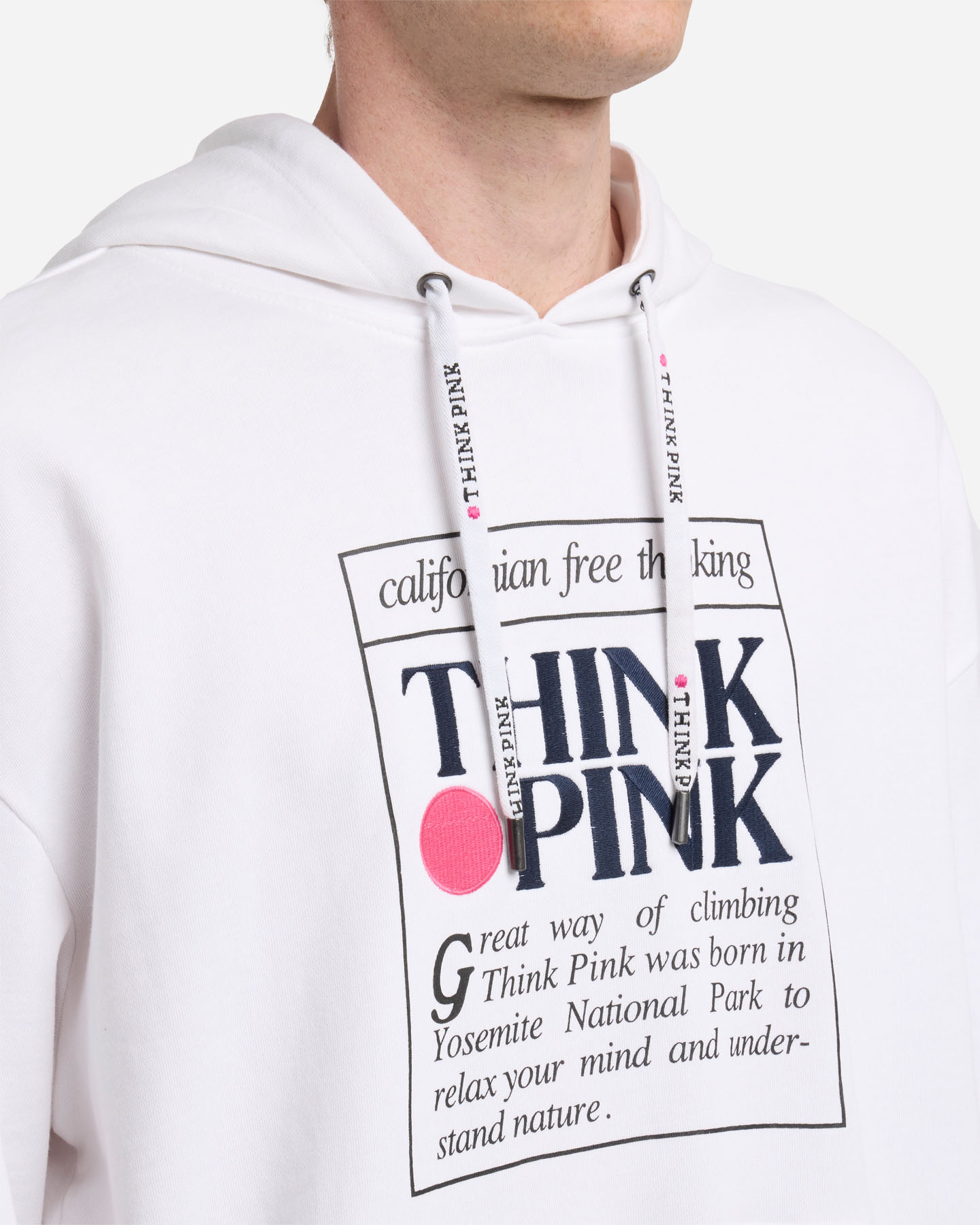 Felpa THINK PINK GOPCORE M - Bianco - 5 | Cisalfa Sport