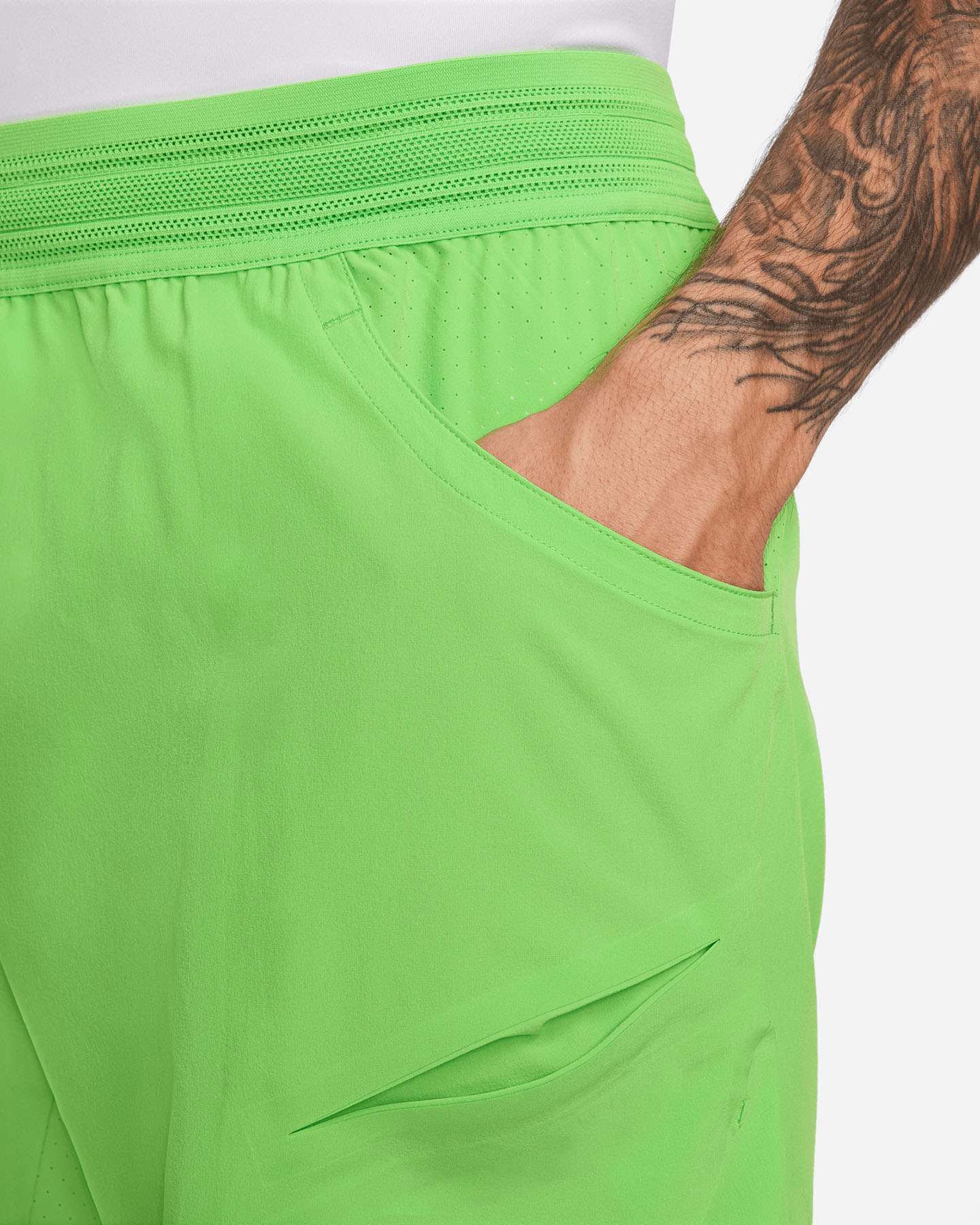 Pantaloncini tennis NIKE DRI FIT RAFA M - Verde - 4 | Cisalfa Sport