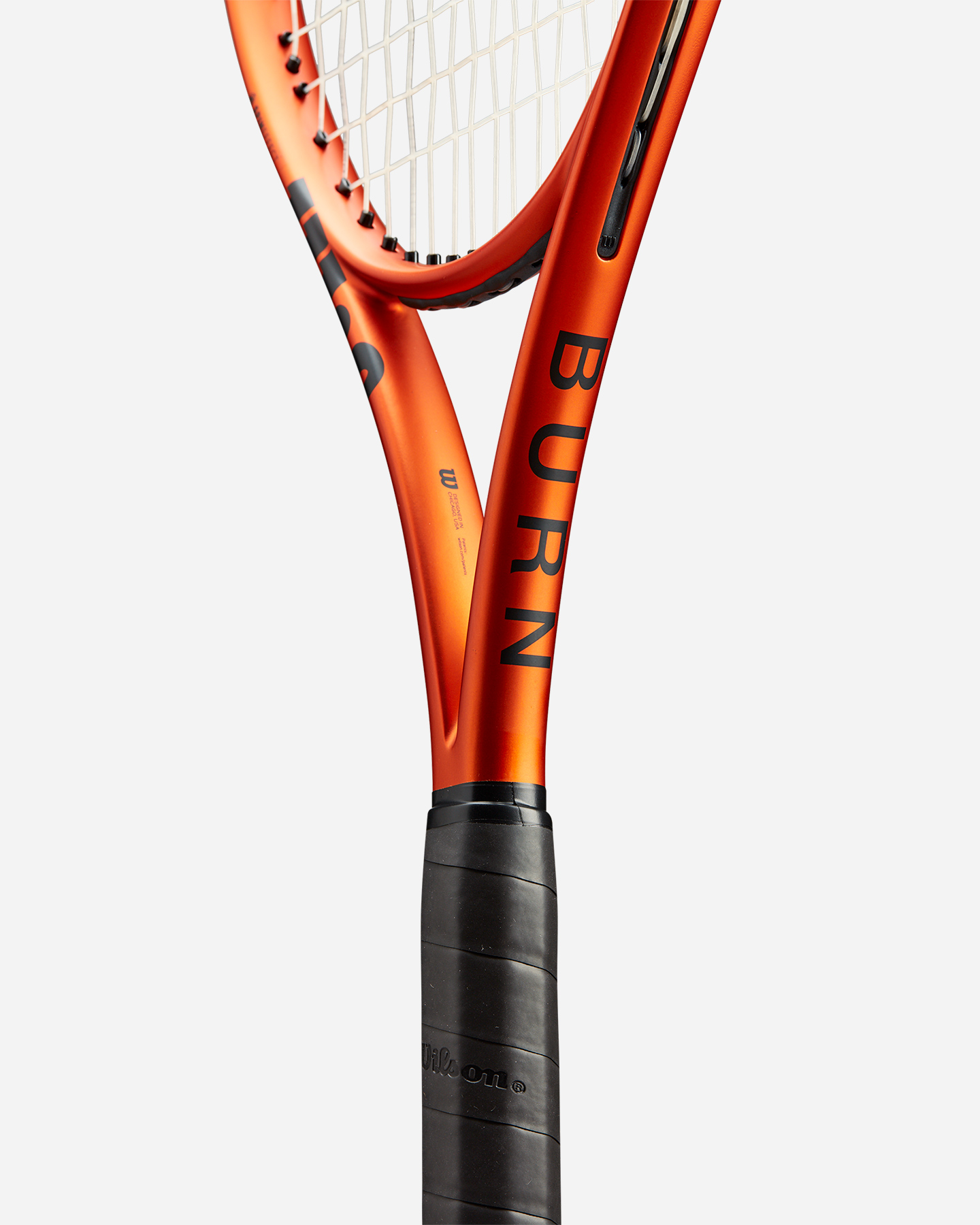 Racchetta tennis WILSON BURN 100LS V5.0 RKT - Arancione - 4 | Cisalfa Sport
