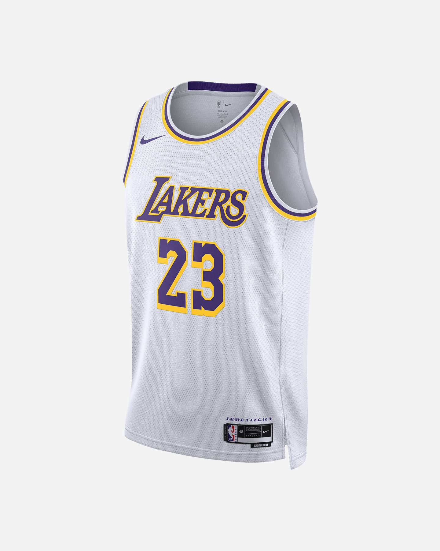 Canotta basket NIKE JAMES LEBRON LOS ANGELES LAKERS ASC M - Bianco - 0 | Cisalfa Sport