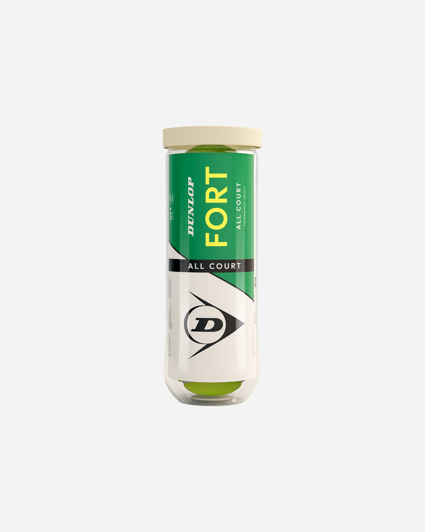 Palle padel DUNLOP TUBO 3 PALLE FORT PADEL - Giallo - 1 | Cisalfa Sport