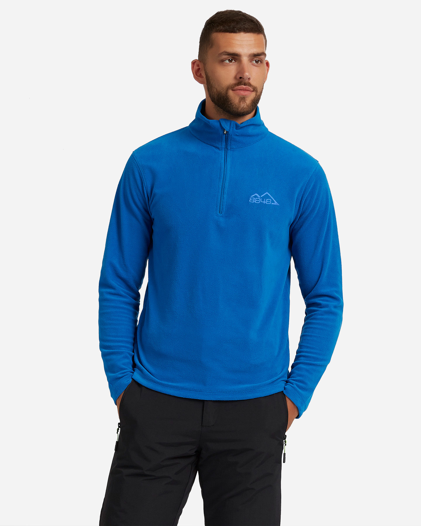 Micropile 8848 HALF ZIP M - Blu - 0 | Cisalfa Sport