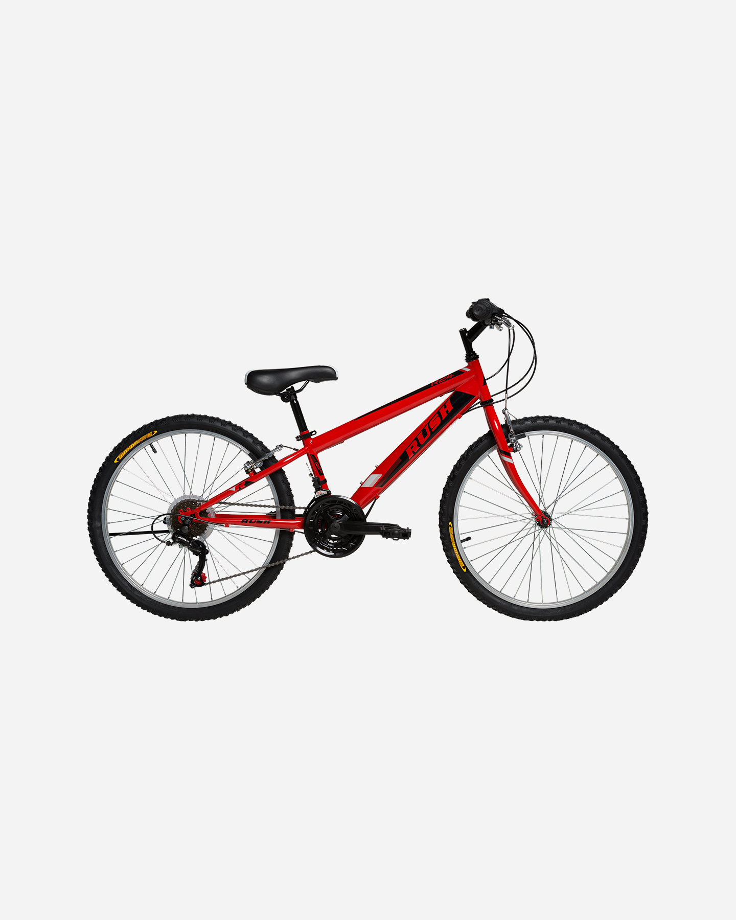 Bici junior RUSH BIKE 24 JR - Rosso - 0 | Cisalfa Sport