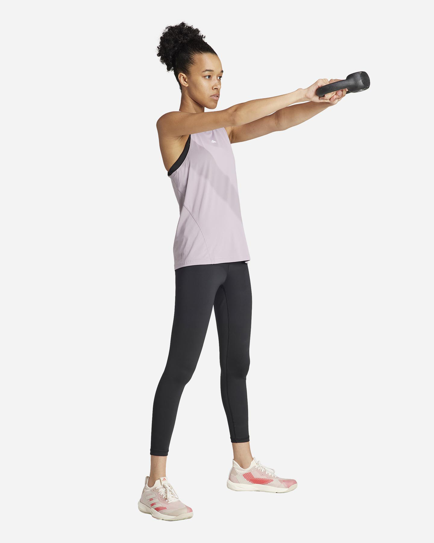 Canotta training ADIDAS SMALL LOGO W - Lilla - 2 | Cisalfa Sport