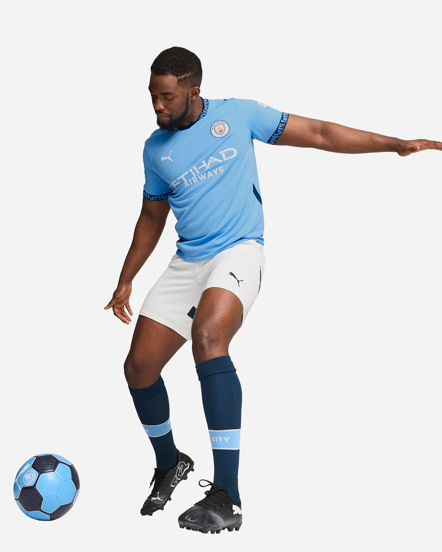 Maglia calcio ufficiale PUMA MANCHESTER CITY HOME REPLICA 24-25 M - Azzurro - 5 | Cisalfa Sport