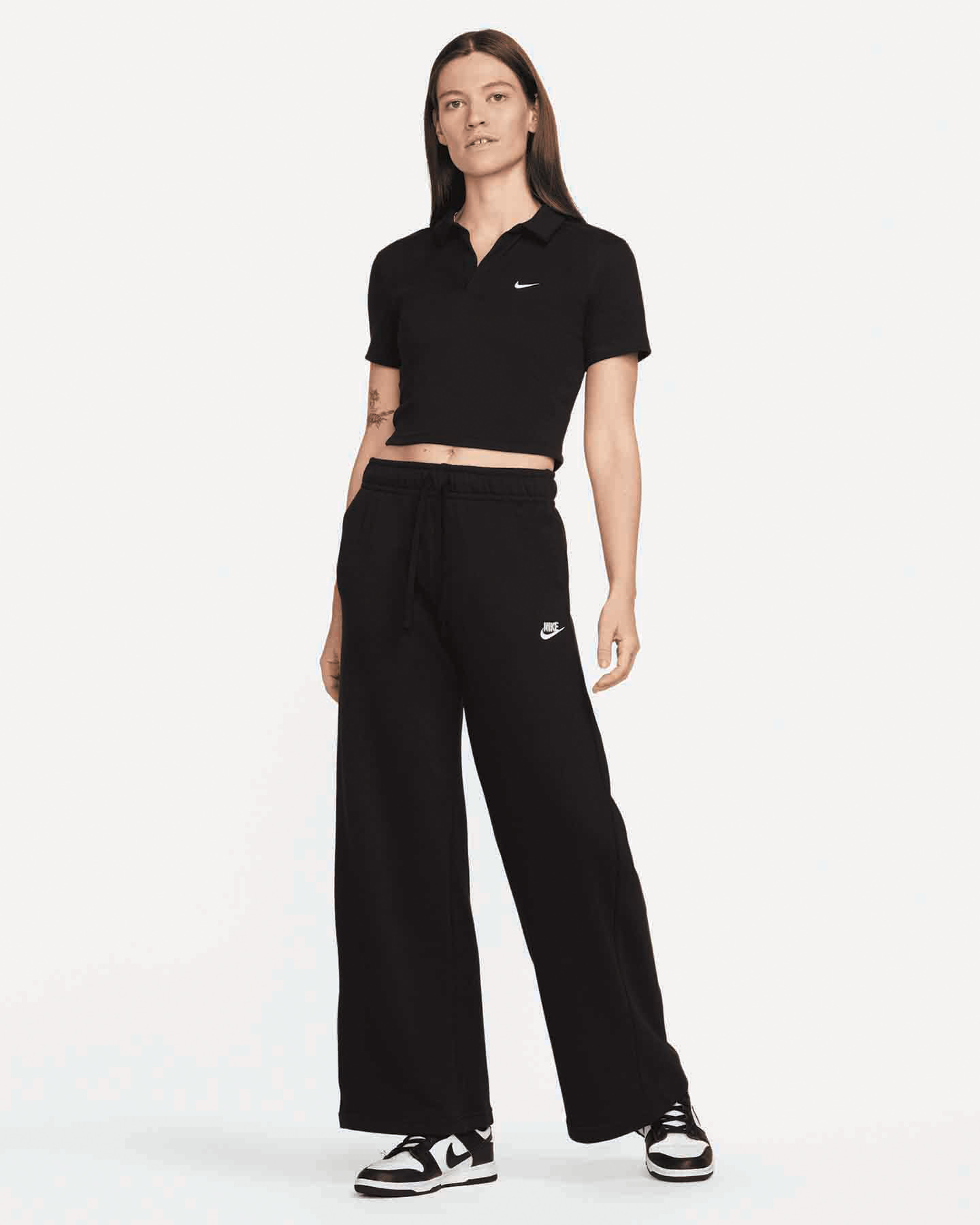 T-shirt NIKE CROP ESSENTIALS W - Nero - 3 | Cisalfa Sport