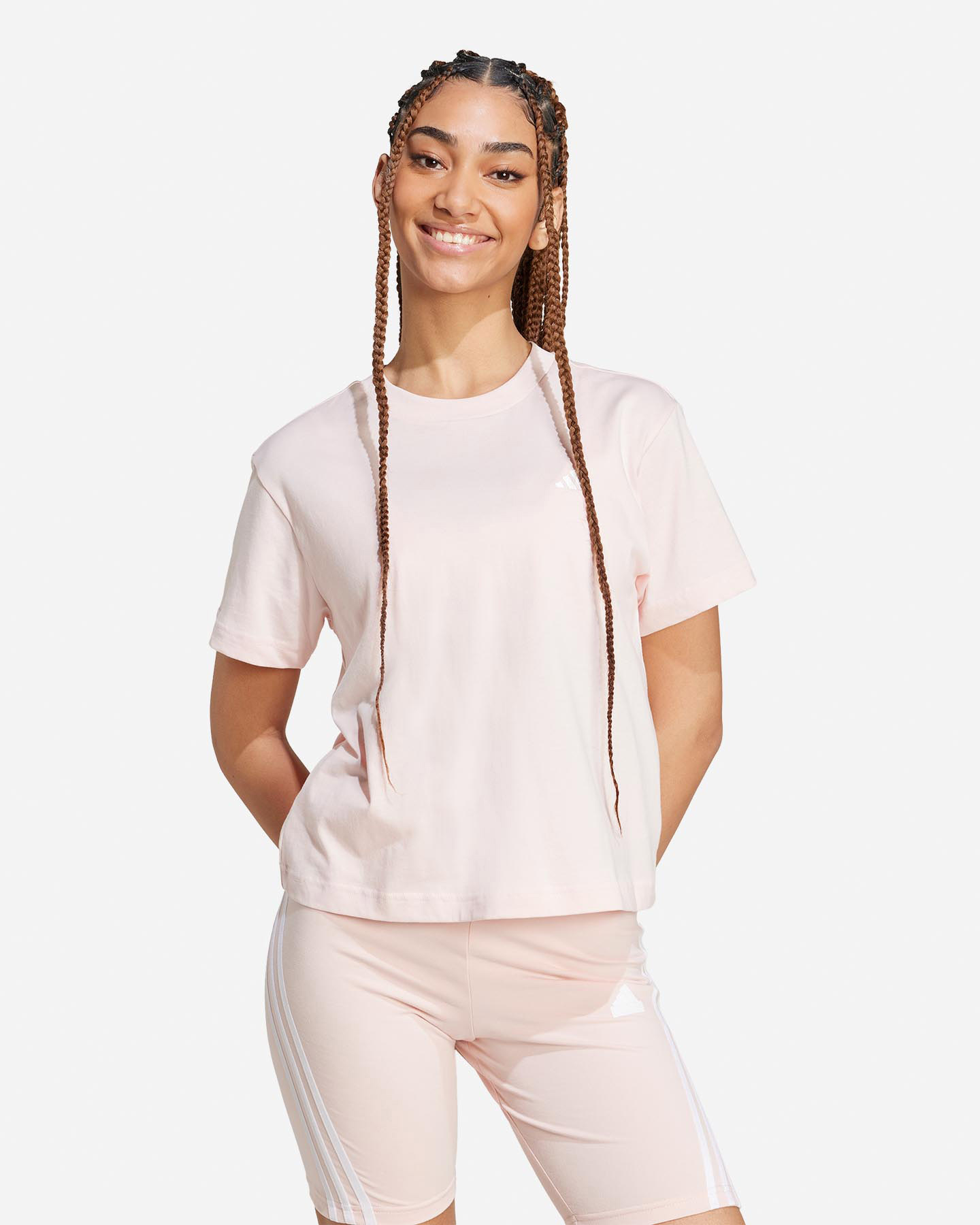T-shirt ADIDAS SZN SMALL LOGO W - Rosa - 1 | Cisalfa Sport