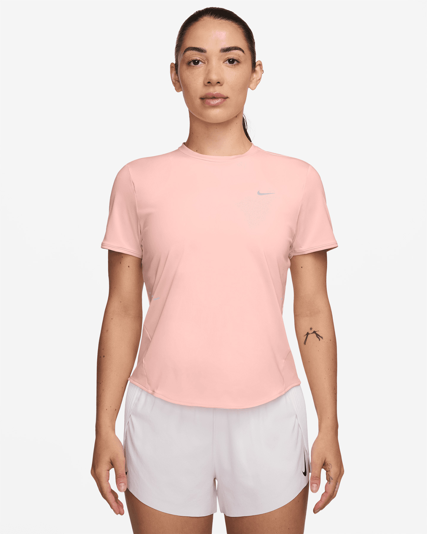 T-shirt running NIKE SWIFT W - Rosa - 0 | Cisalfa Sport