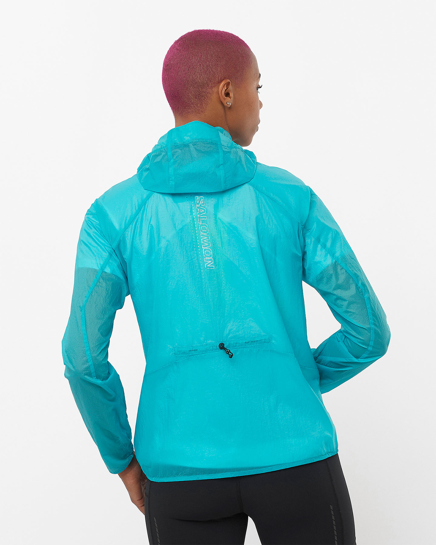 Giacca running SALOMON SENSE AERO WIND WP W - Azzurro - 2 | Cisalfa Sport