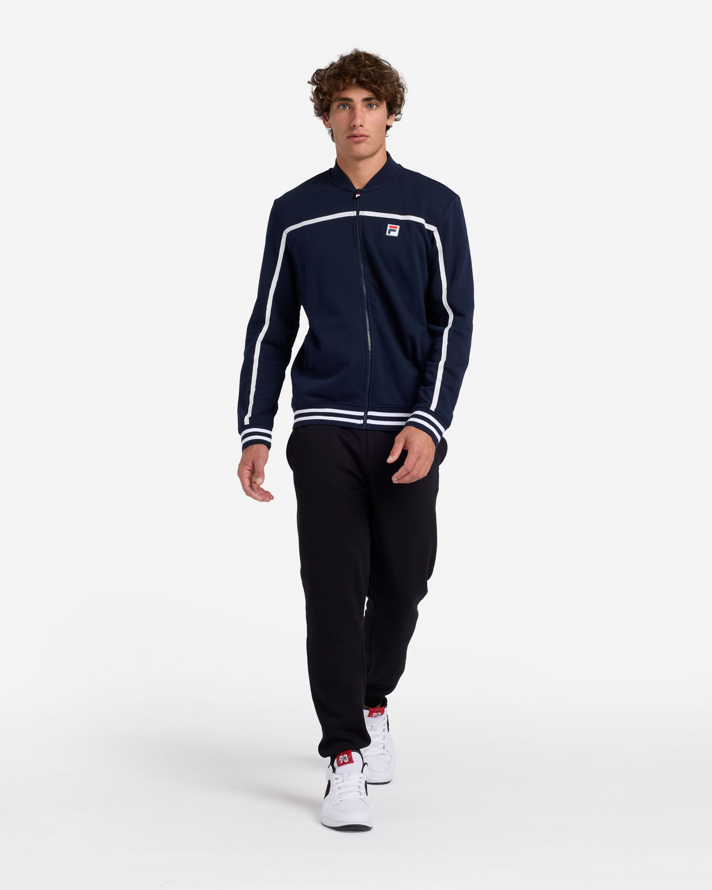 Felpa FILA F-BOX SMALL LOGO M - Blu Navy - 3 | Cisalfa Sport
