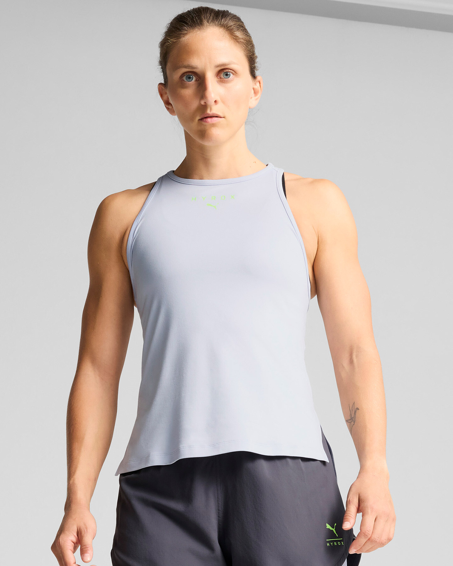 Canotta training PUMA CLOUDSPUN HYROX W - Azzurro - 2 | Cisalfa Sport