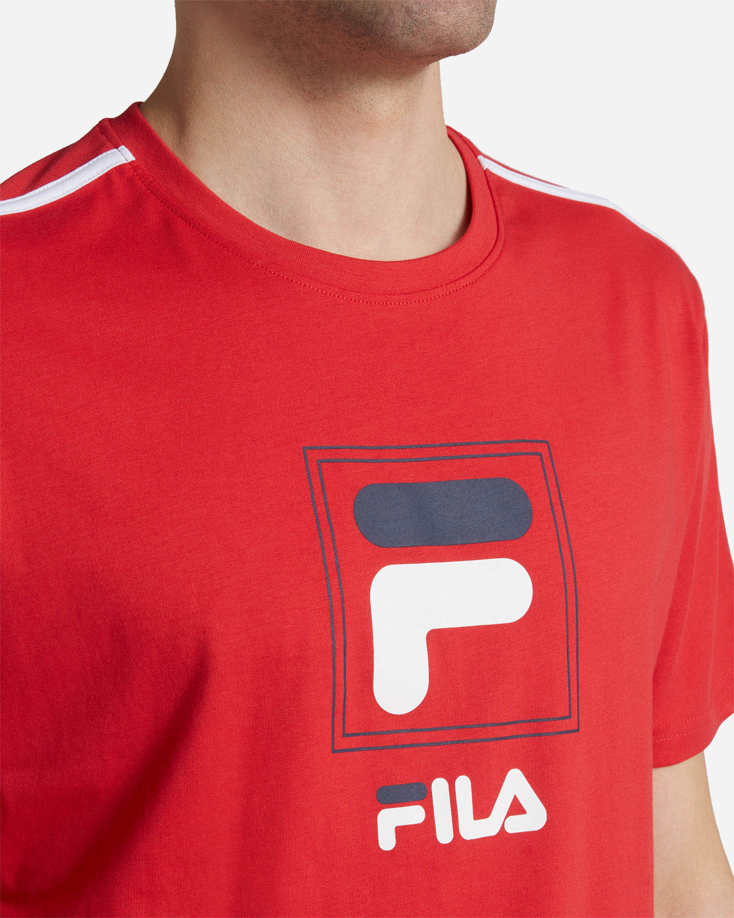 T-shirt FILA LOGO BOX M - Rosso - 4 | Cisalfa Sport