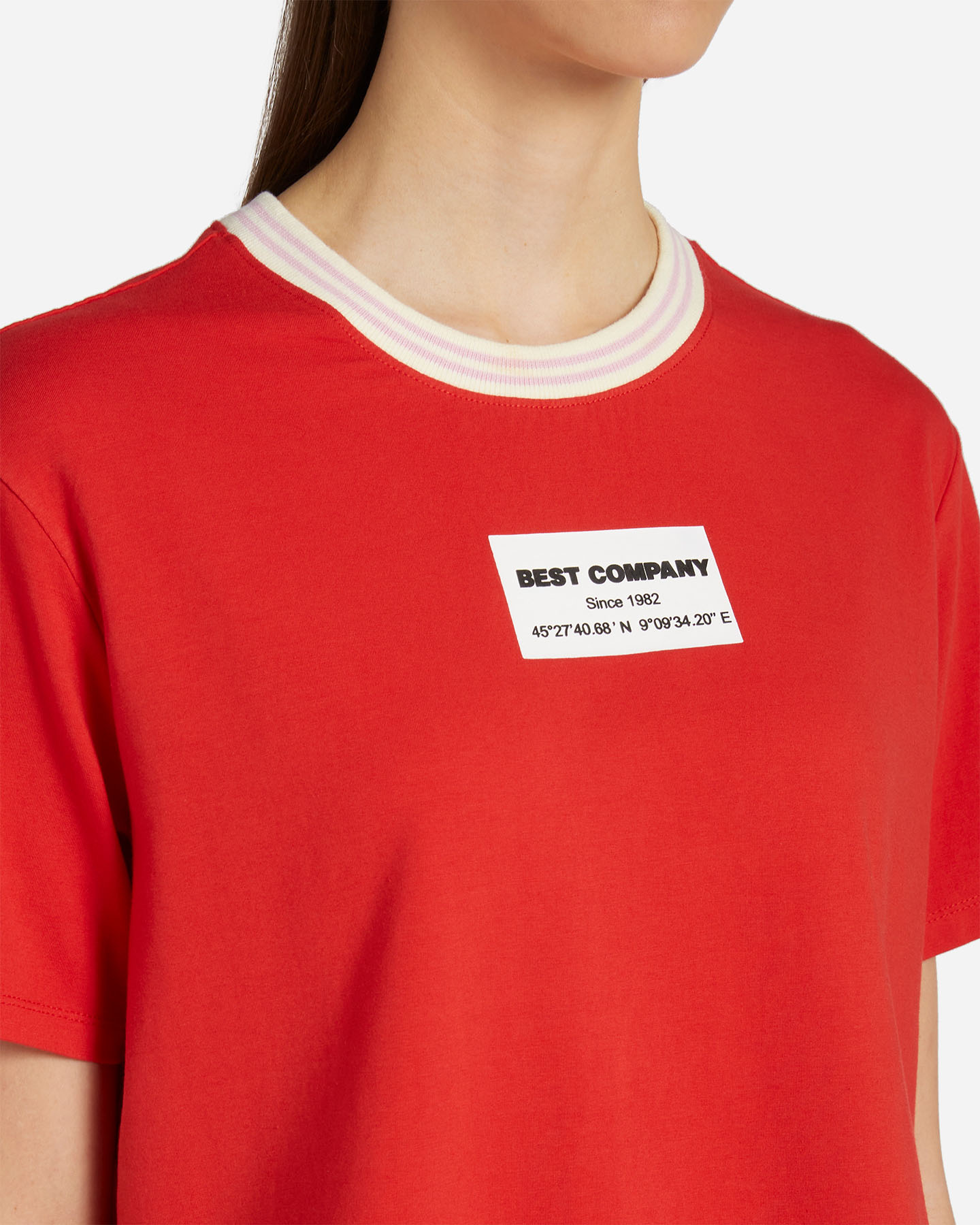 T-shirt BEST COMPANY NECK CONTRAST W - 4 | Cisalfa Sport