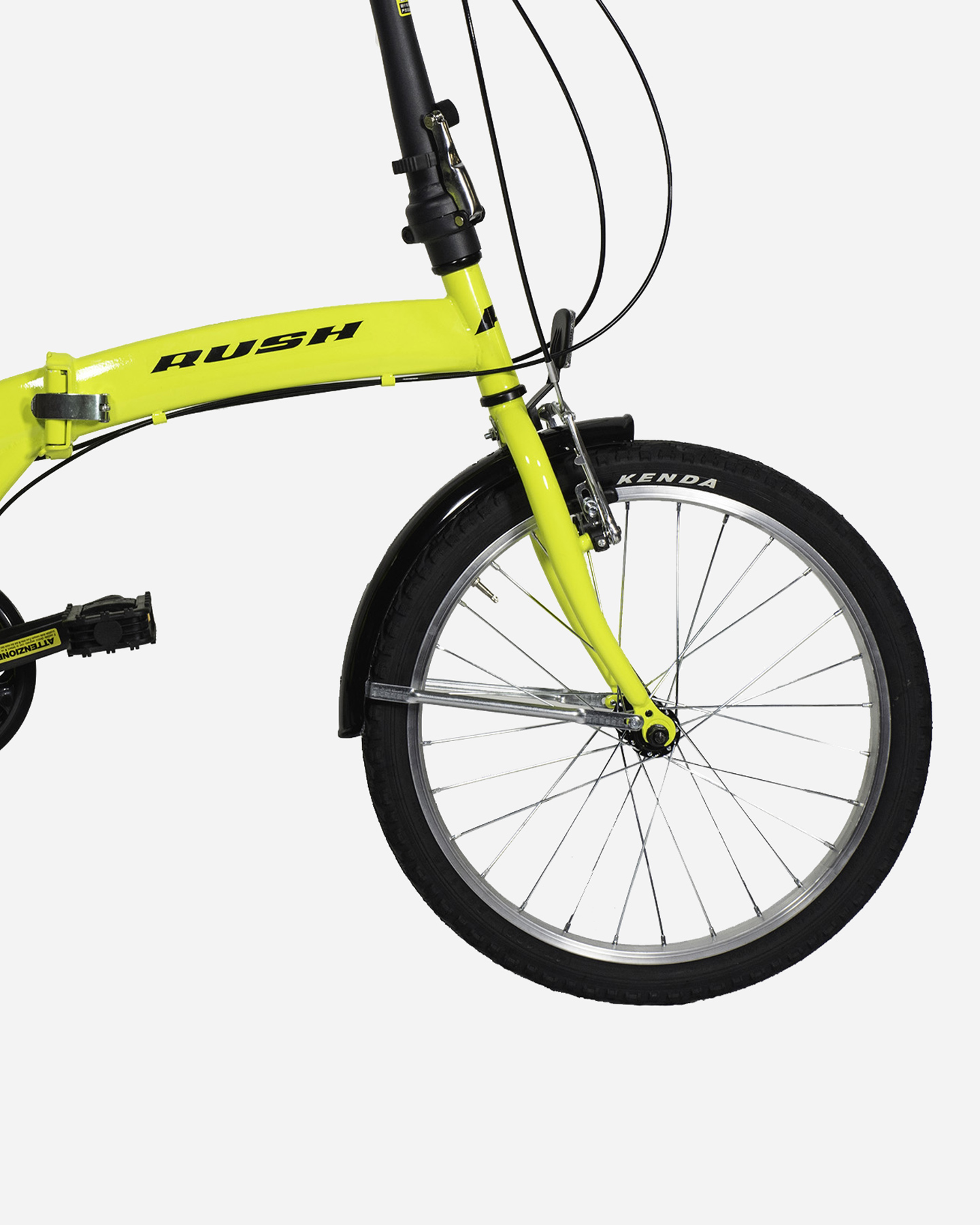 City bike RUSH BICICLETTA PIEGHEVOLE - Giallo - 3 | Cisalfa Sport