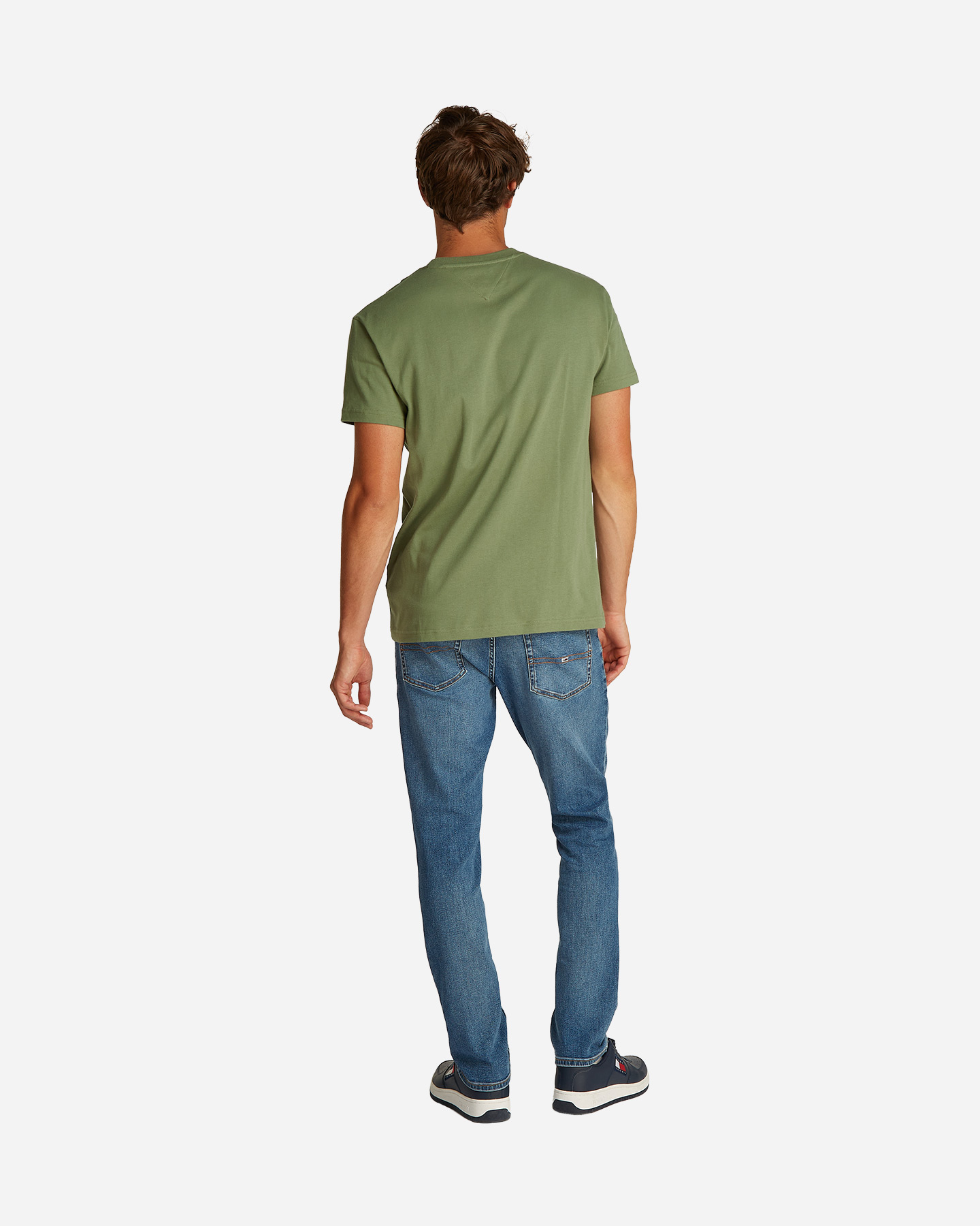 T-shirt TOMMY HILFIGER SMALL LOGO FLAG M - Verde - 4 | Cisalfa Sport