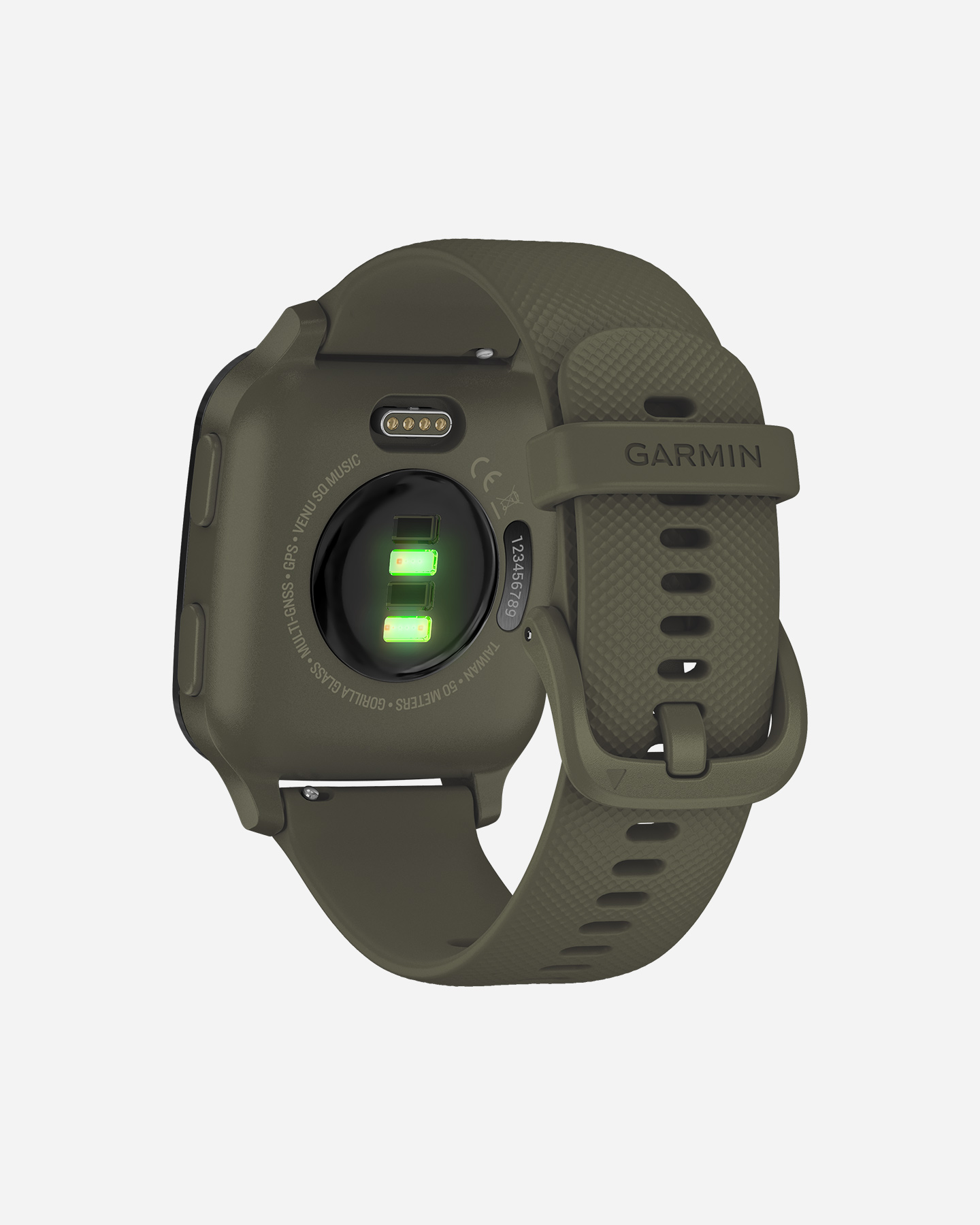 Orologio multifunzione GARMIN VENU SQ MUSIC SLATE MOSS - Nero - 4 | Cisalfa Sport