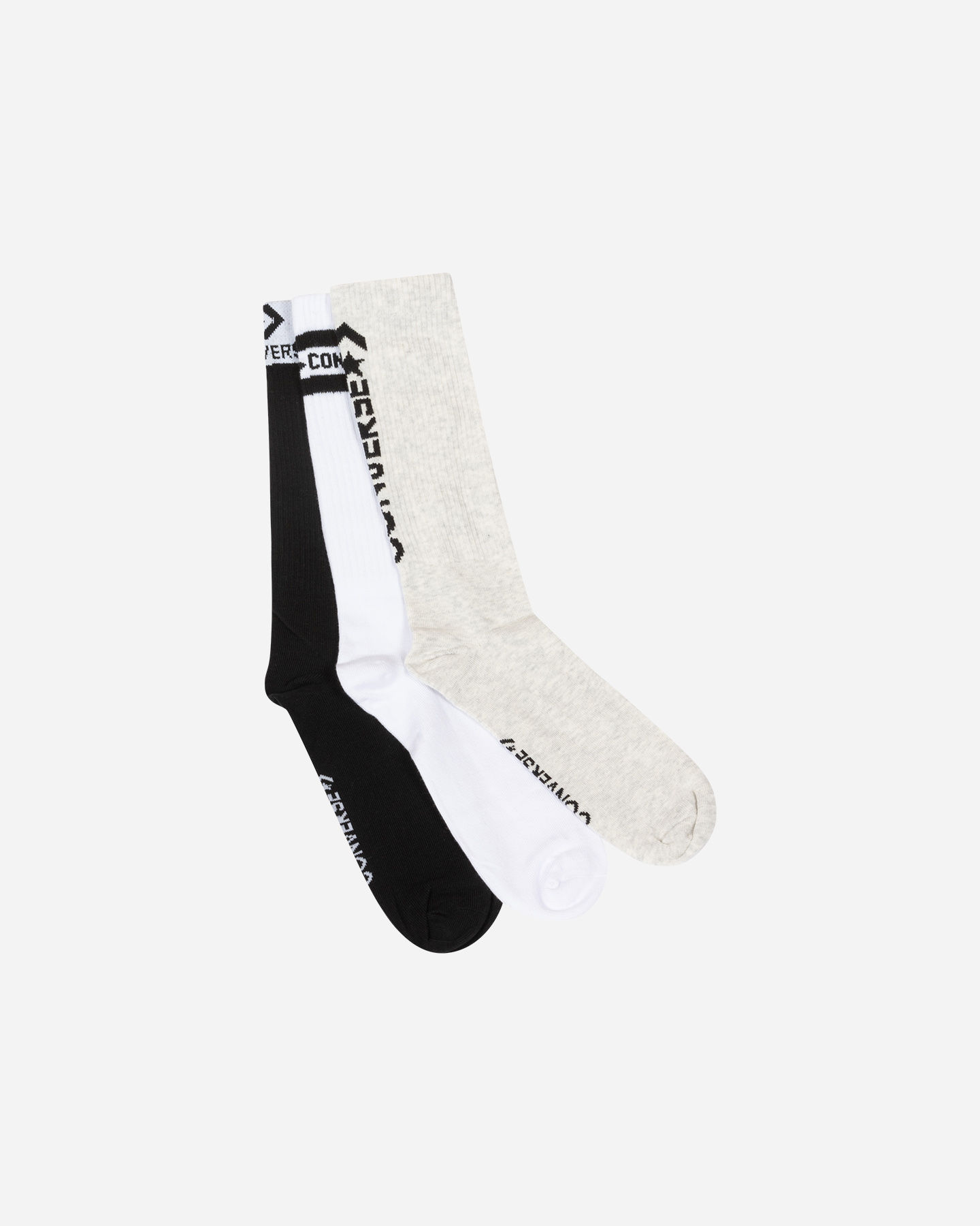 Calze CONVERSE 3PACK MIXED LOGOS CREW MIX  - Color mix - 0 | Cisalfa Sport