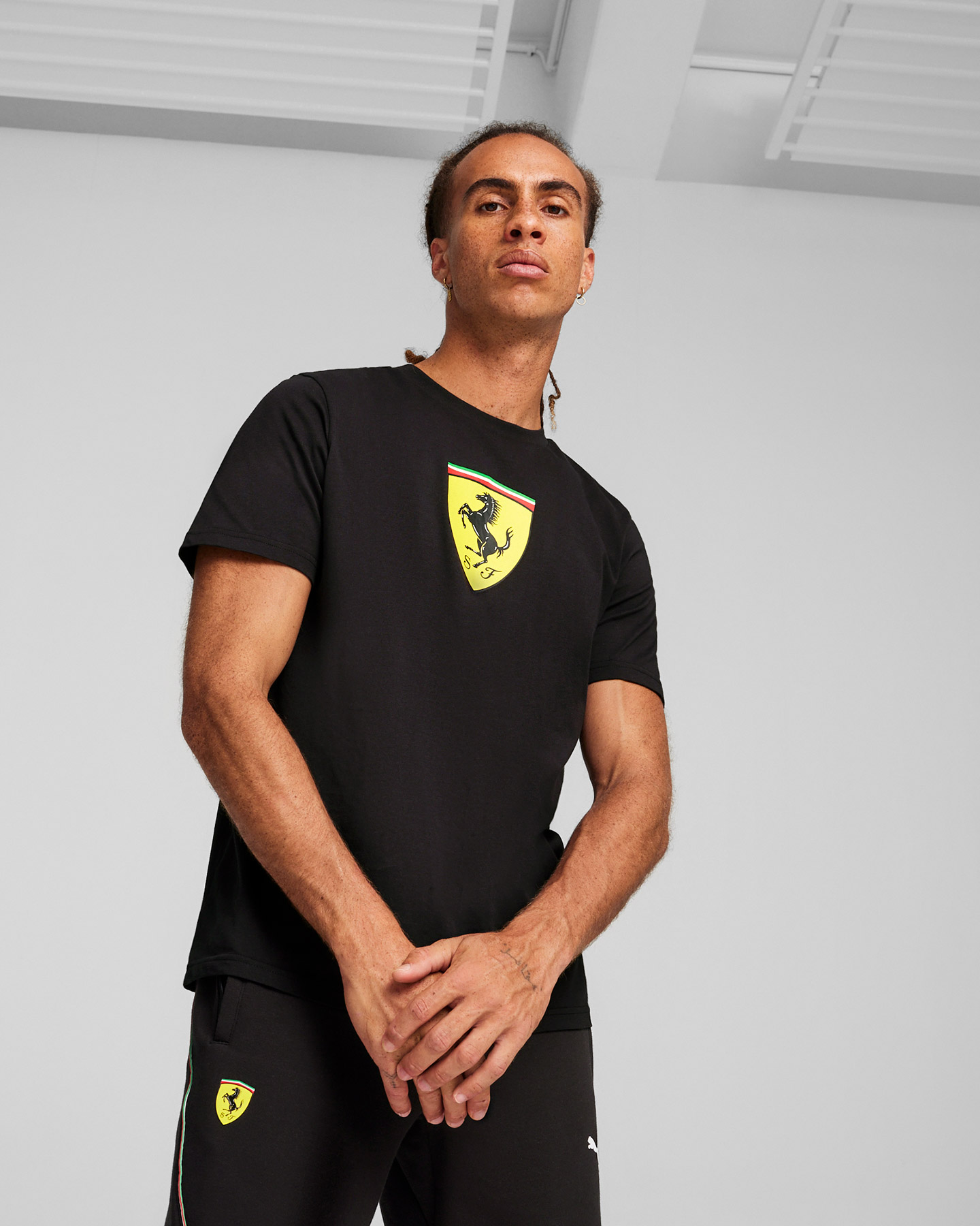 Fanwear PUMA FERRARI RACE BIG SHIELD M - Nero - 2 | Cisalfa Sport