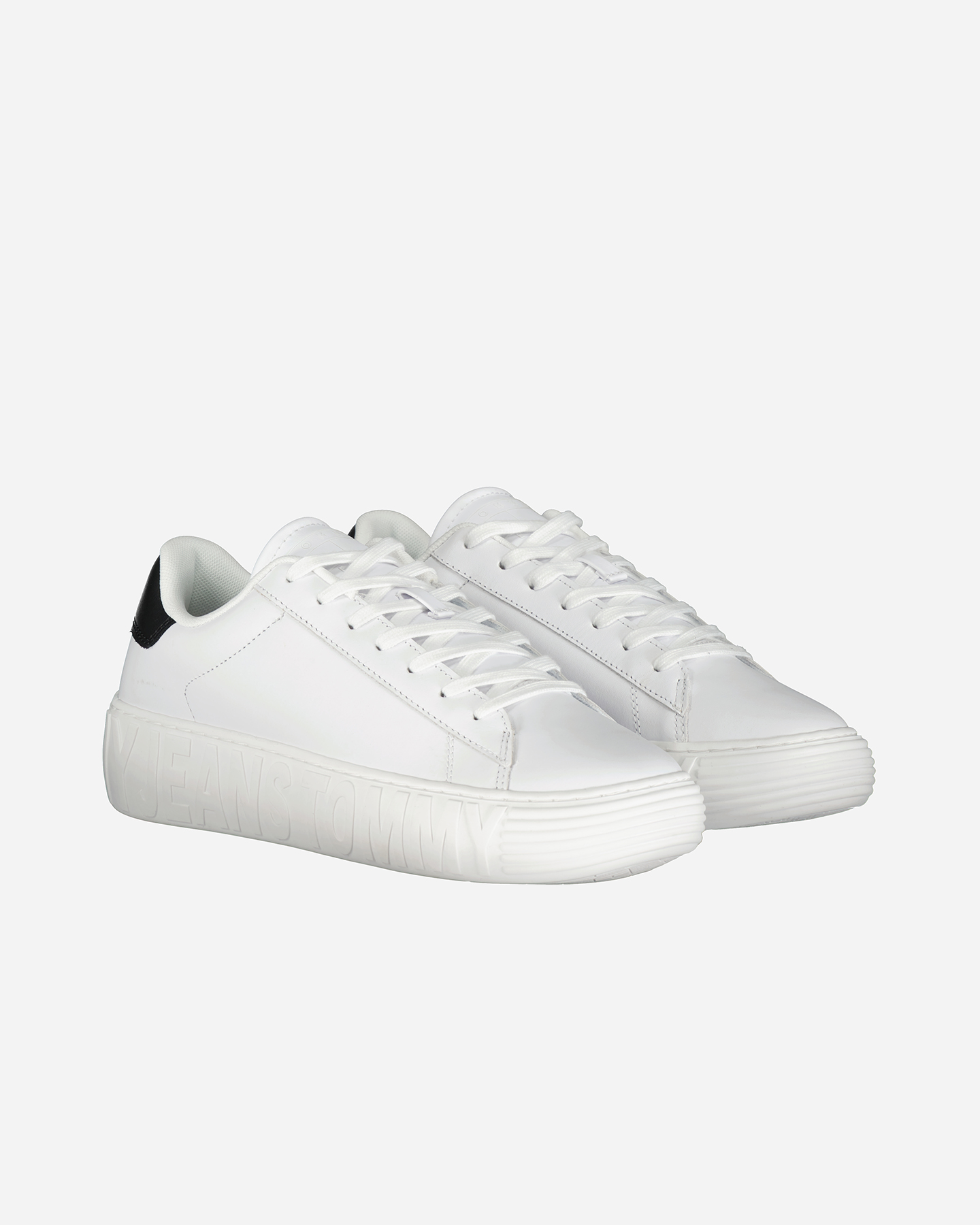 Scarpe sneakers TOMMY HILFIGER LEATHER OUTSOLE M - Bianco - 1 | Cisalfa Sport