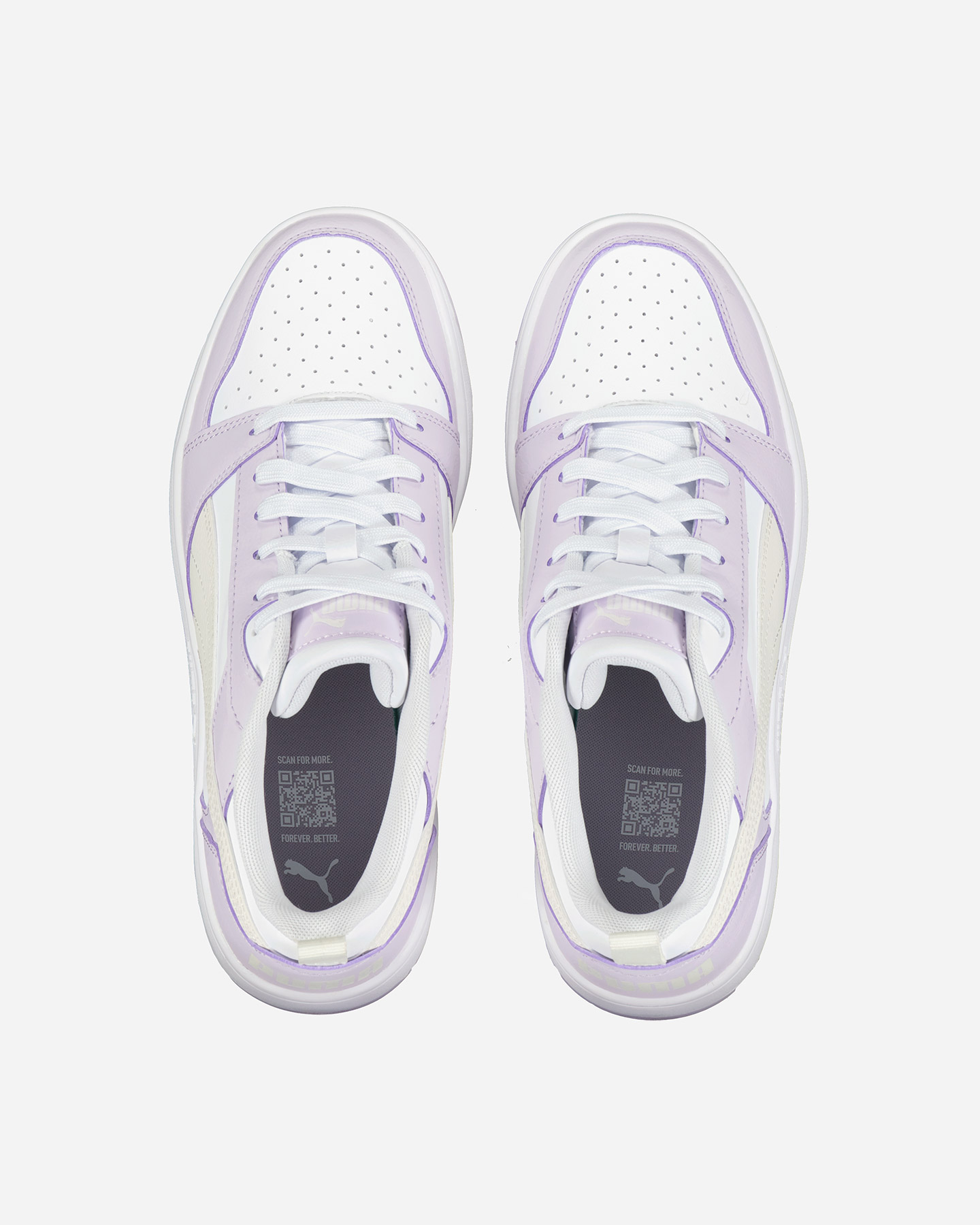 Scarpe sneakers PUMA REBOUND V6 LO GS JR - Lilla - 3 | Cisalfa Sport