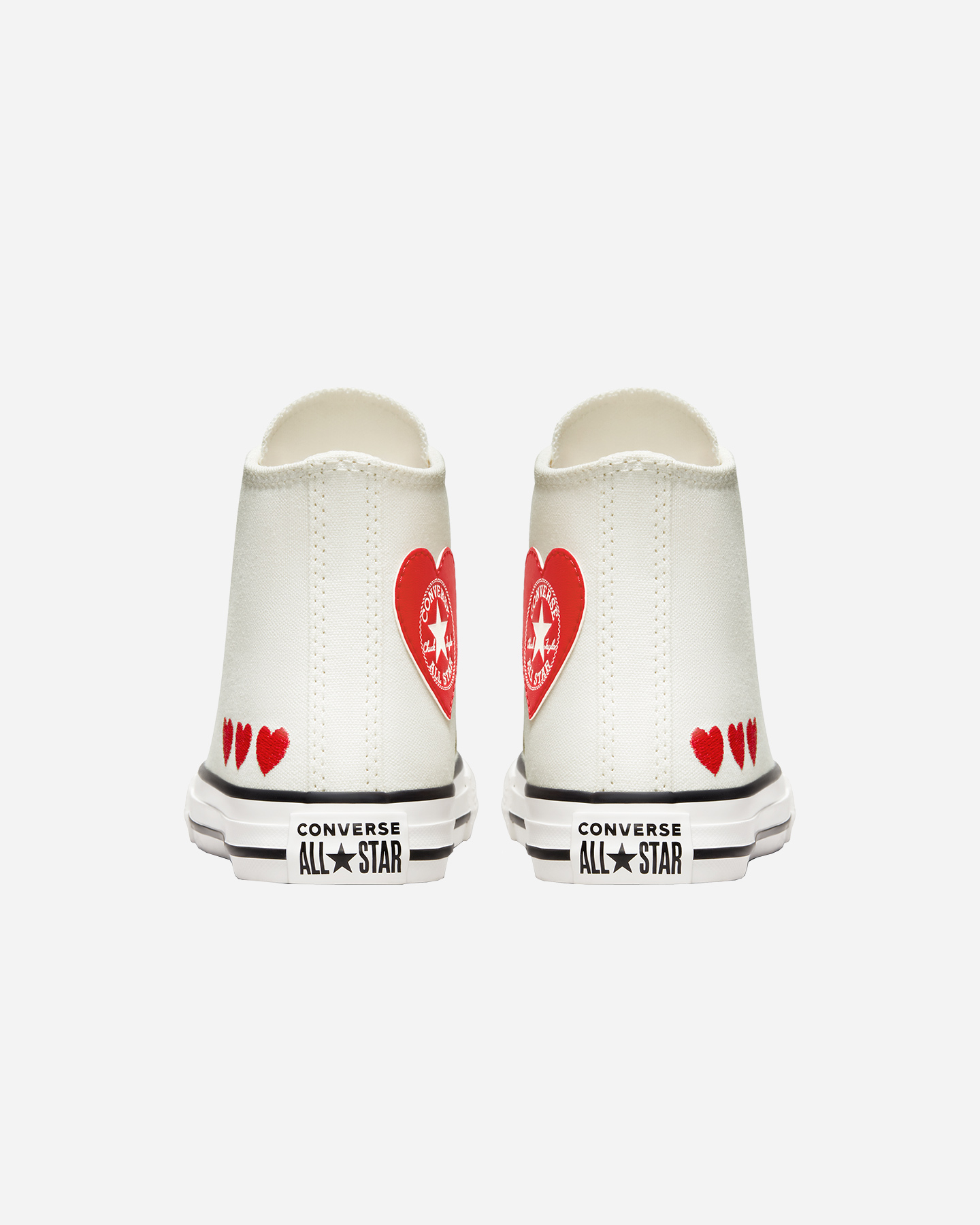 Scarpe sneakers CONVERSE CHUCK TAYLOR ALL STAR HIGH VALENTINO PS JR - Beige - 4 | Cisalfa Sport