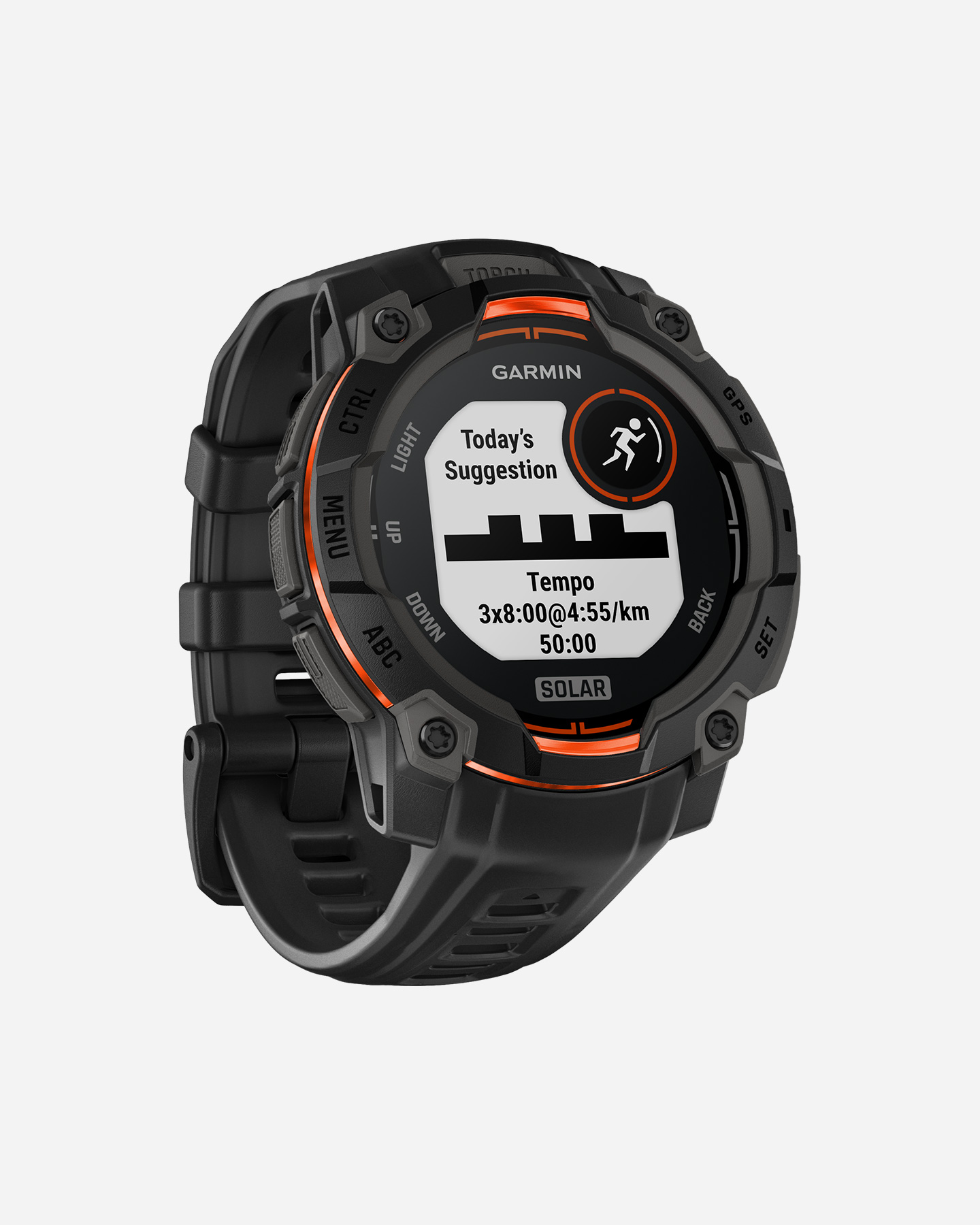 Orologio multifunzione GARMIN INSTINCT 3 45MM SOLAR - Nero - 1 | Cisalfa Sport