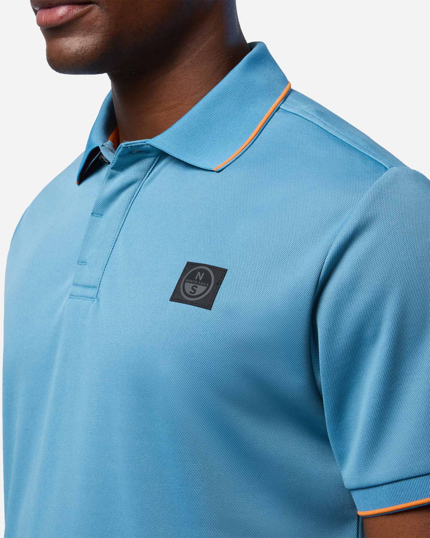 Polo NORTH SAILS PIQUET COOLMAX M - Azzurro - 4 | Cisalfa Sport