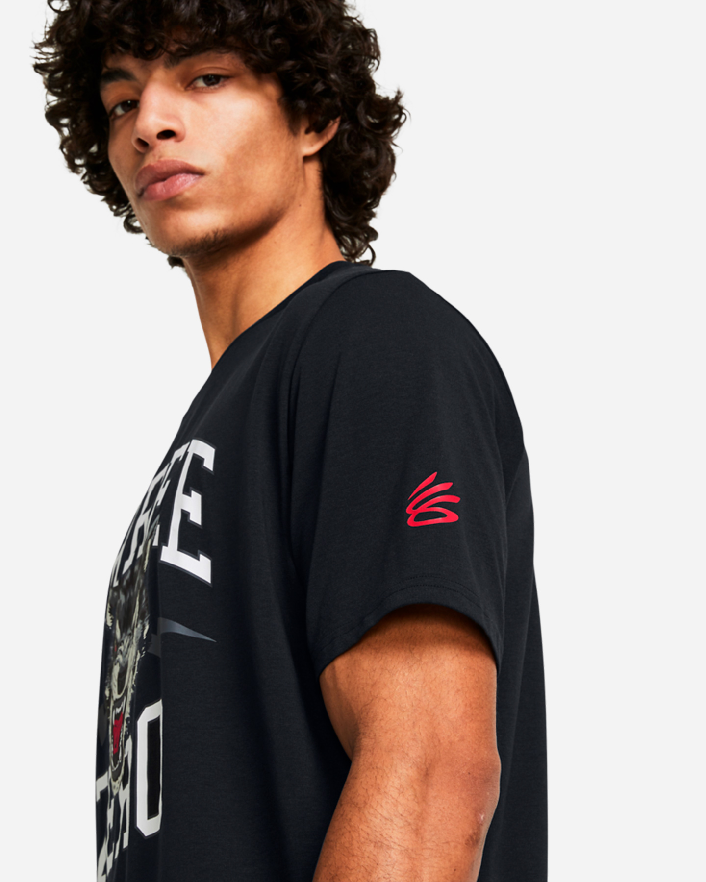 Maglia basket UNDER ARMOUR CURRY YOUNG WOLF M - Nero - 4 | Cisalfa Sport