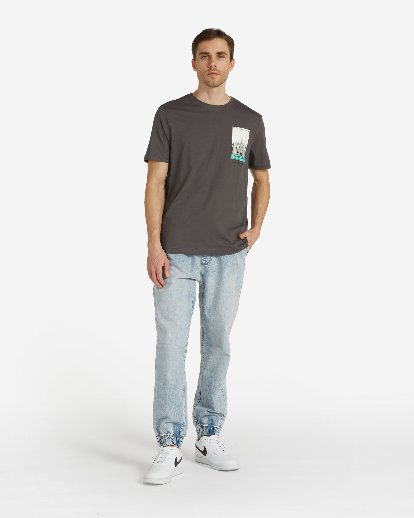 T-shirt DACK'S ESSENTIAL M - Grigio - 1 | Cisalfa Sport