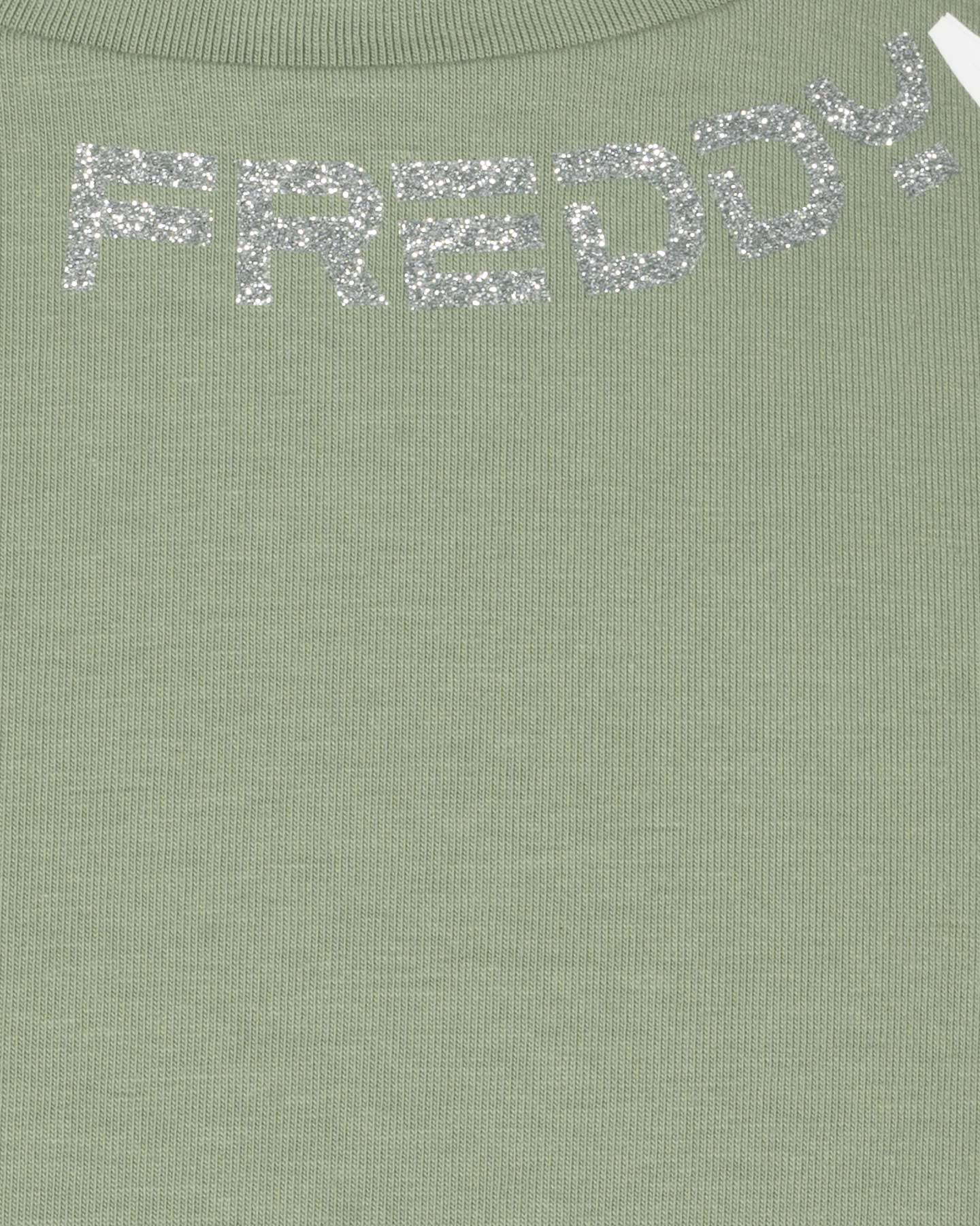 T-shirt FREDDY LOGO GLITTER JR - Verde - 2 | Cisalfa Sport