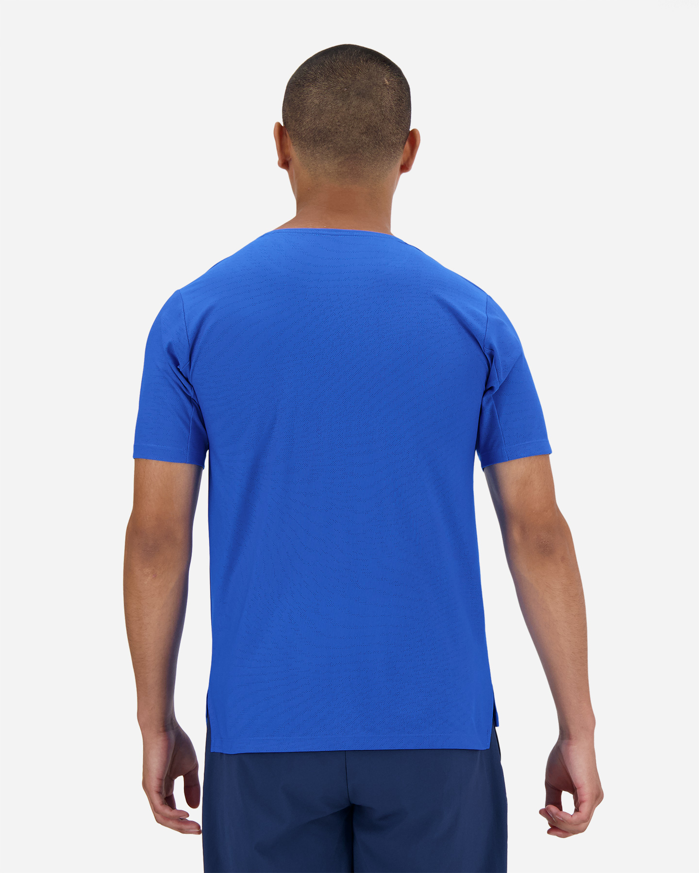 T-shirt running NEW BALANCE ATHLETICS M - Blu - 2 | Cisalfa Sport