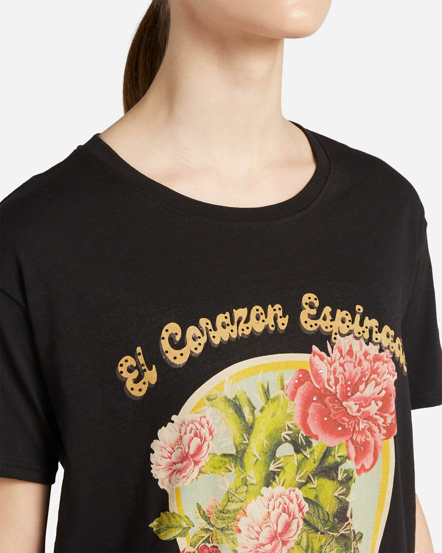 T-shirt MISTRAL EL CORAZON W - Nero - 4 | Cisalfa Sport
